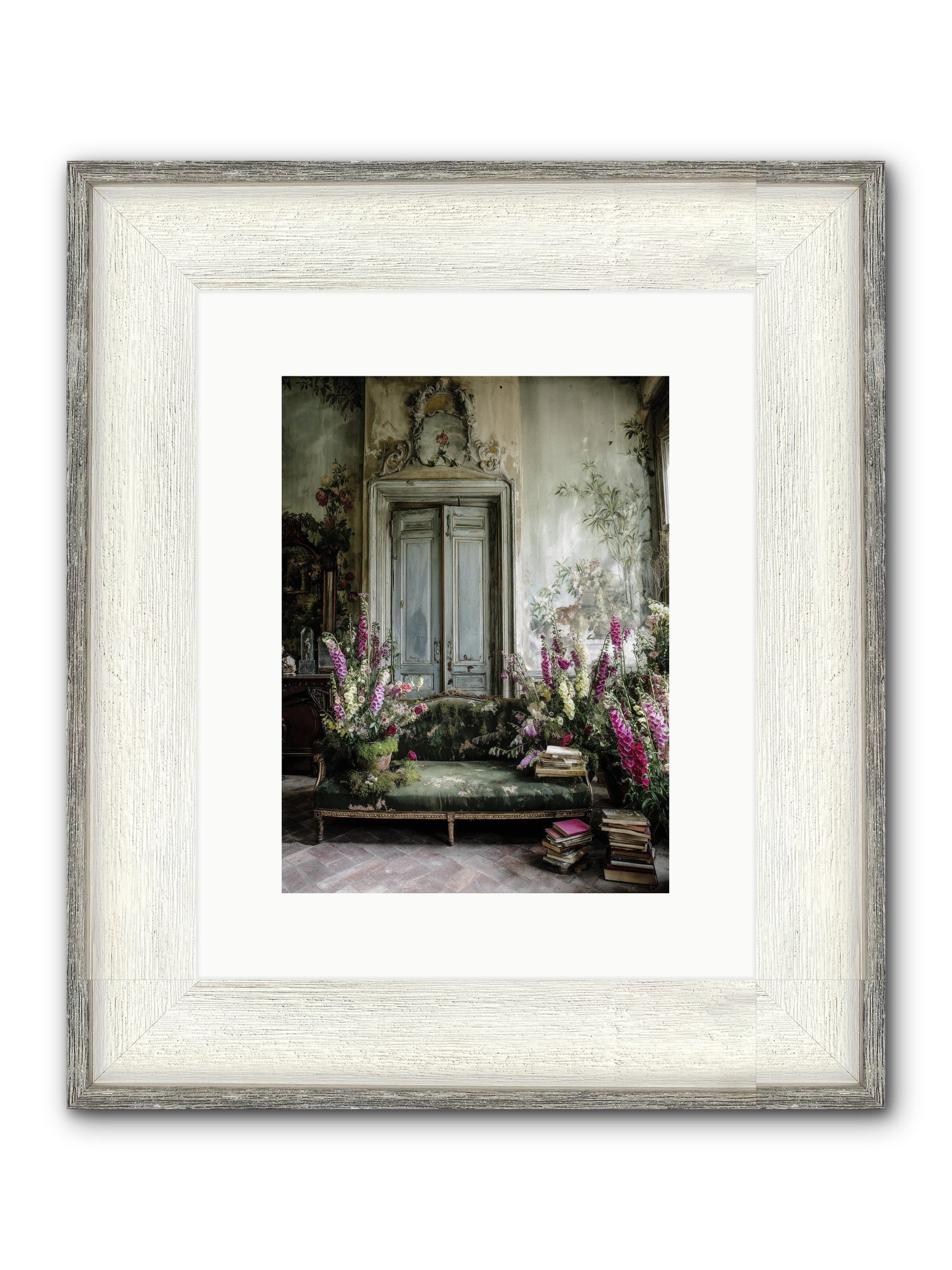 Music Of The Heart Framed Print - Driftwood White 9x12