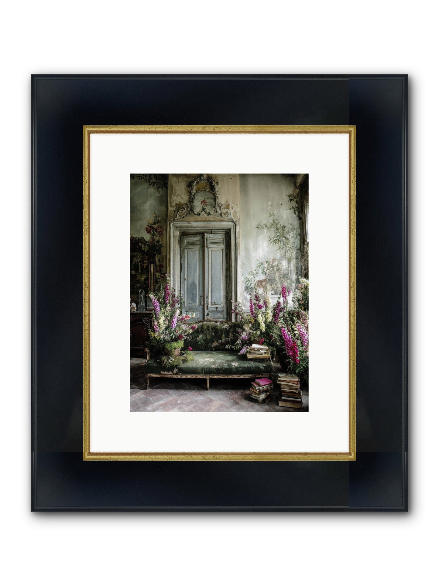 Music Of The Heart Framed Print - Wide Black w/Gold 9x12