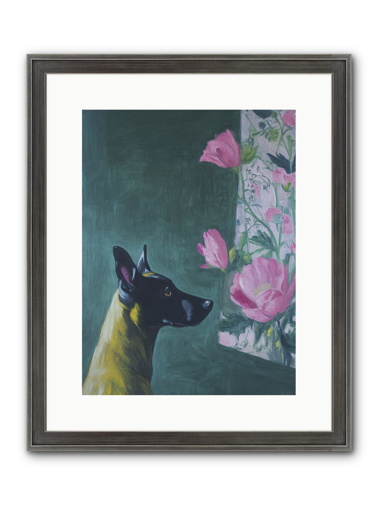 My Dashing Fellow Framed Print - Slimwoods Black/Silver 12x16