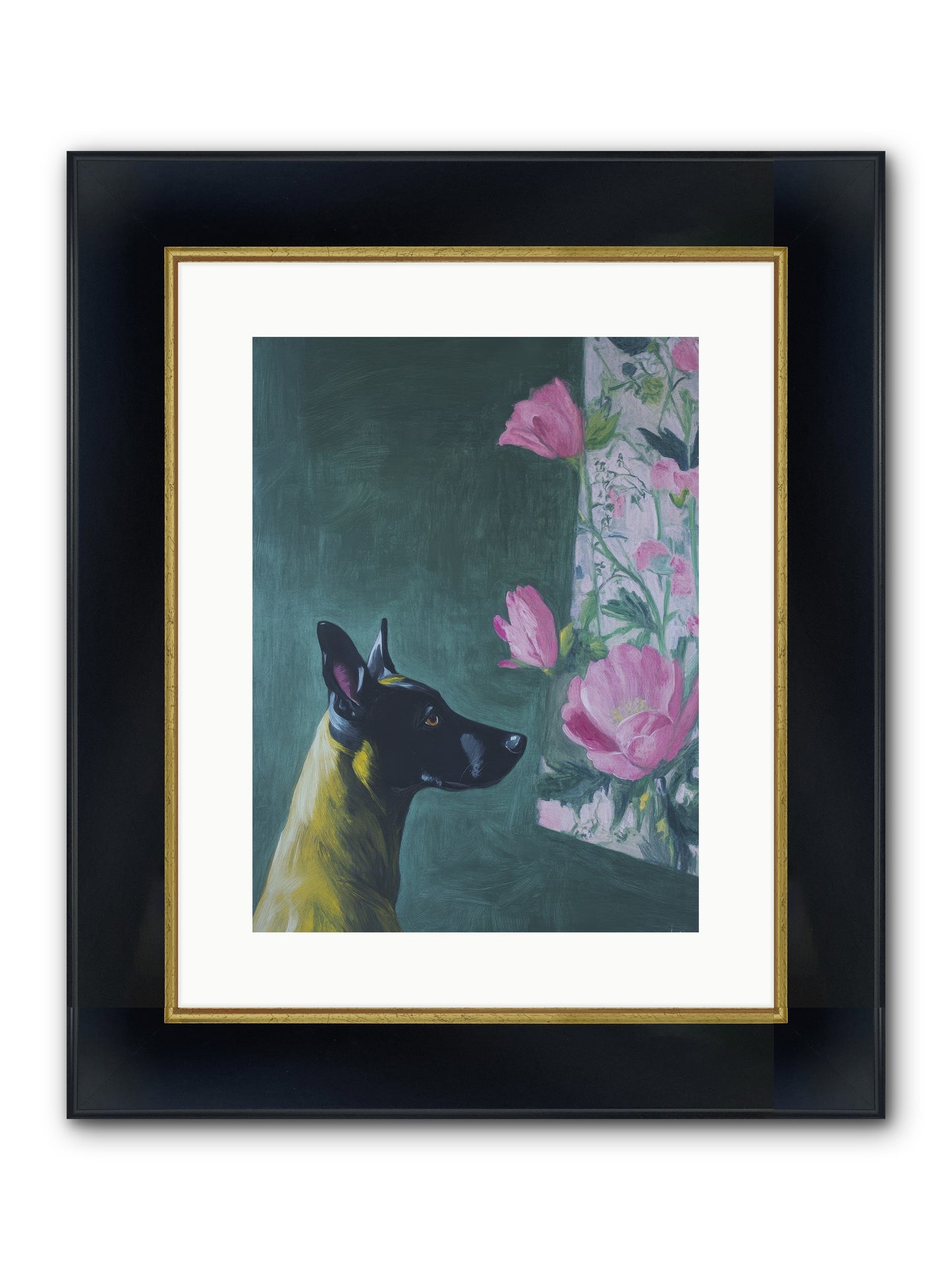 My Dashing Fellow Framed Print - Wide Black w/Gold 12x16