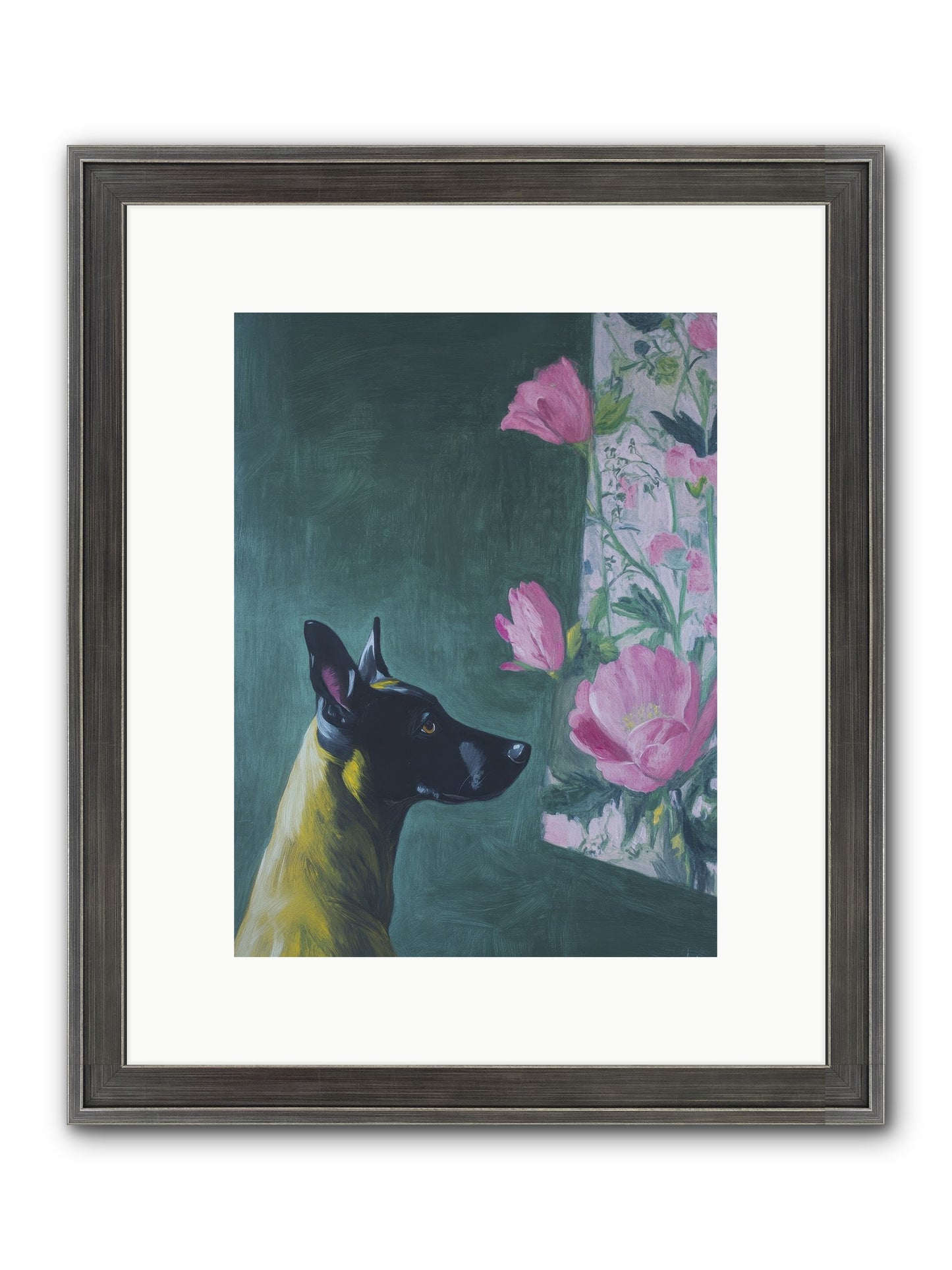 My Dashing Fellow Framed Print - Slimwoods Black/Silver 9x12