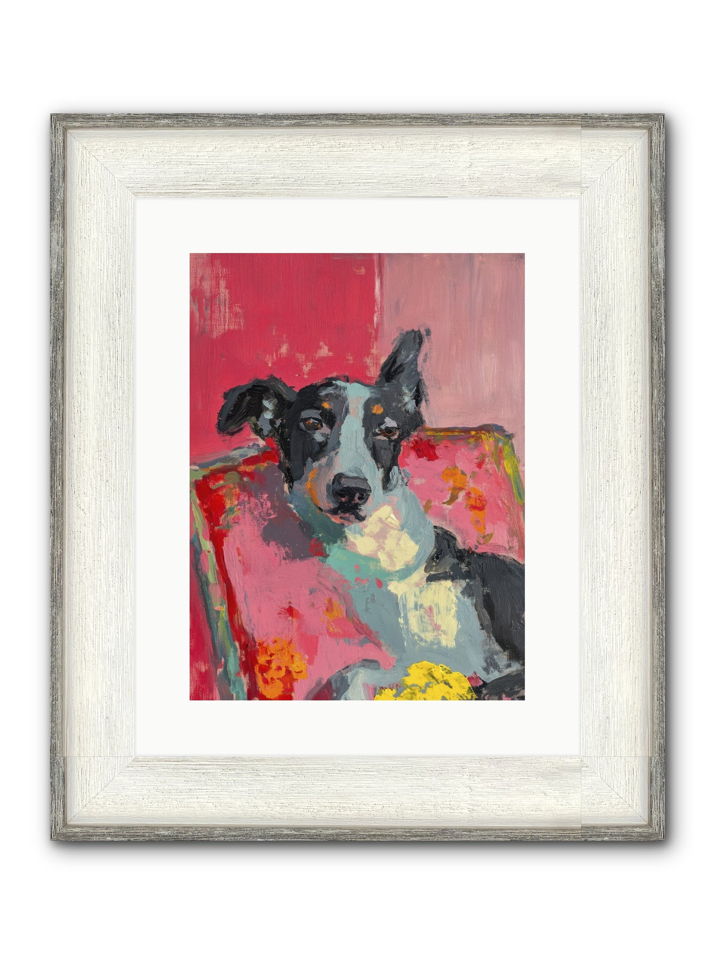 My Forever Buddy Framed Print - Driftwood White 12x16