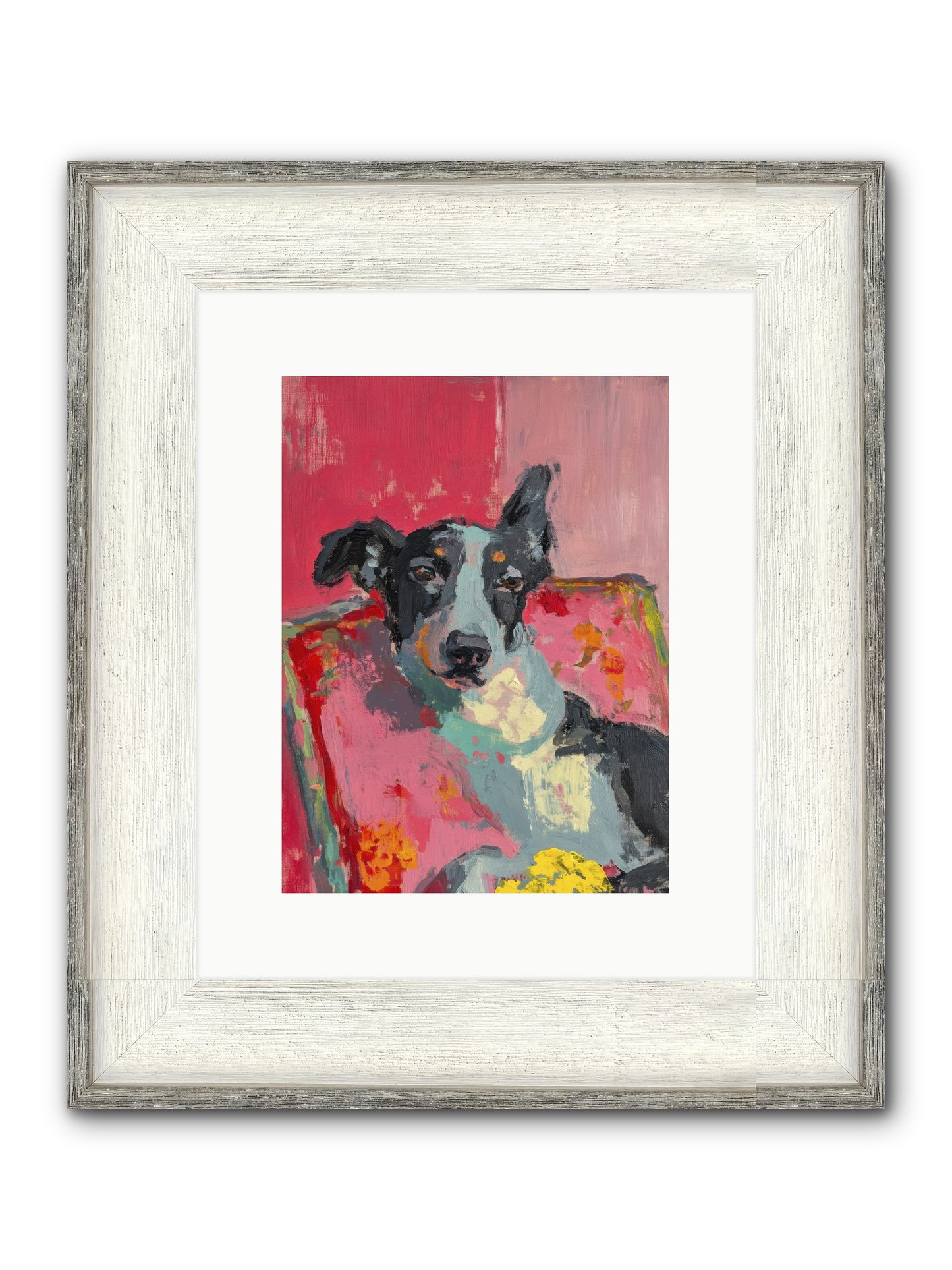 My Forever Buddy Framed Print - Driftwood White 9x12