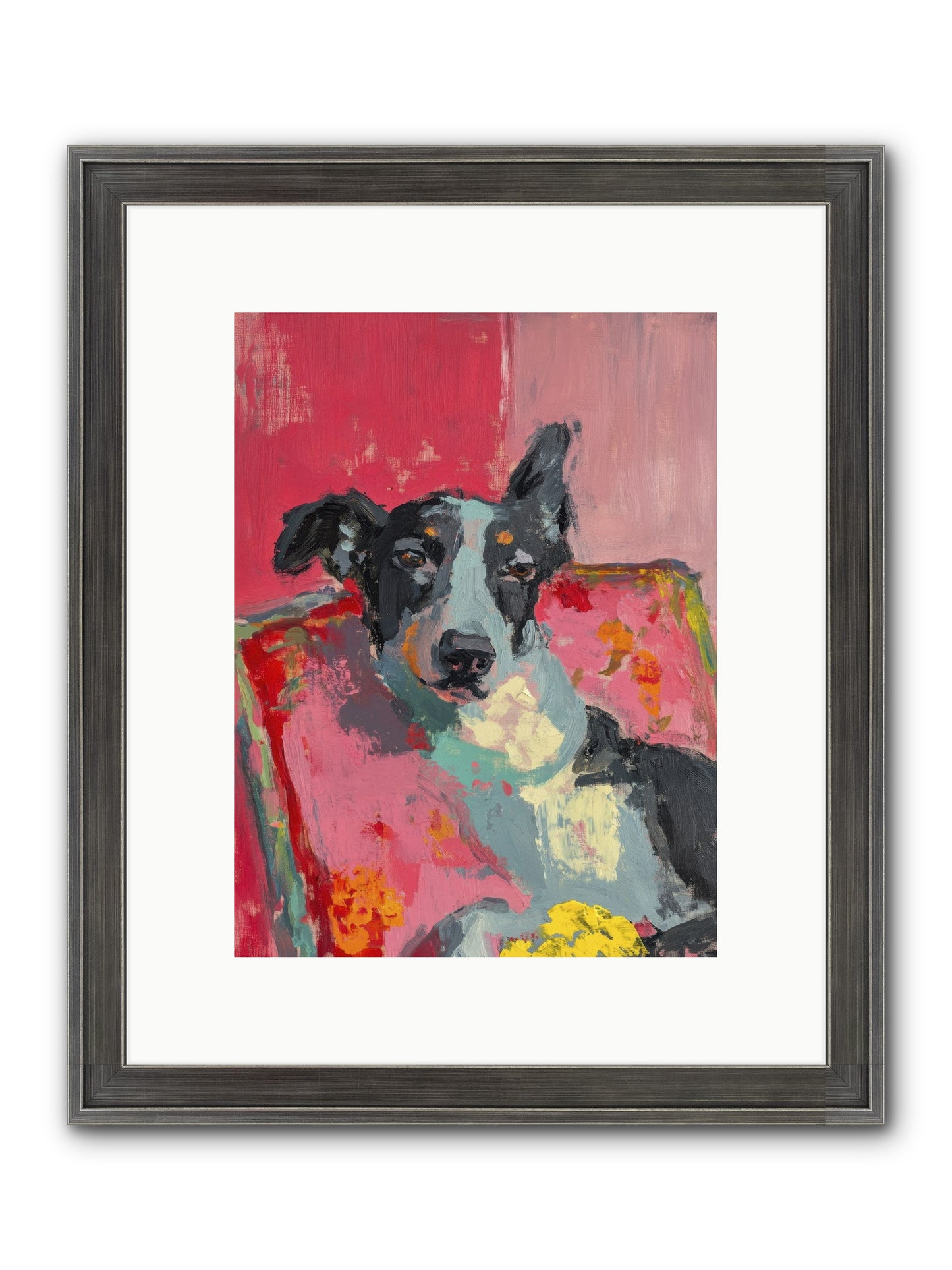 My Forever Buddy Framed Print - Slimwoods Black/Silver 9x12