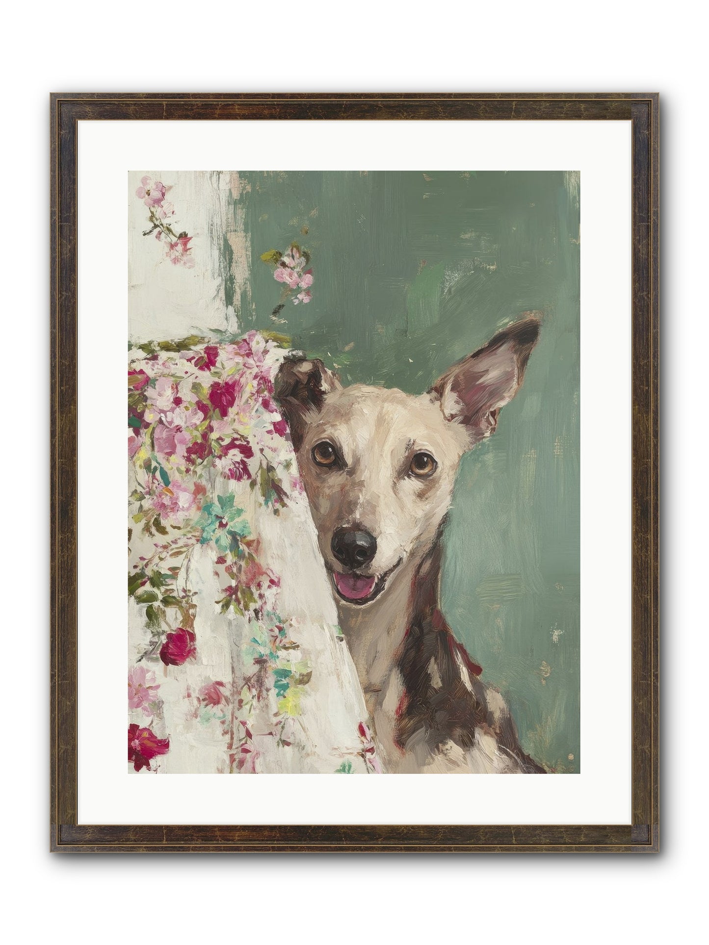 My Heart's Delight Framed Print - Slimwoods Black/Gold 18x24