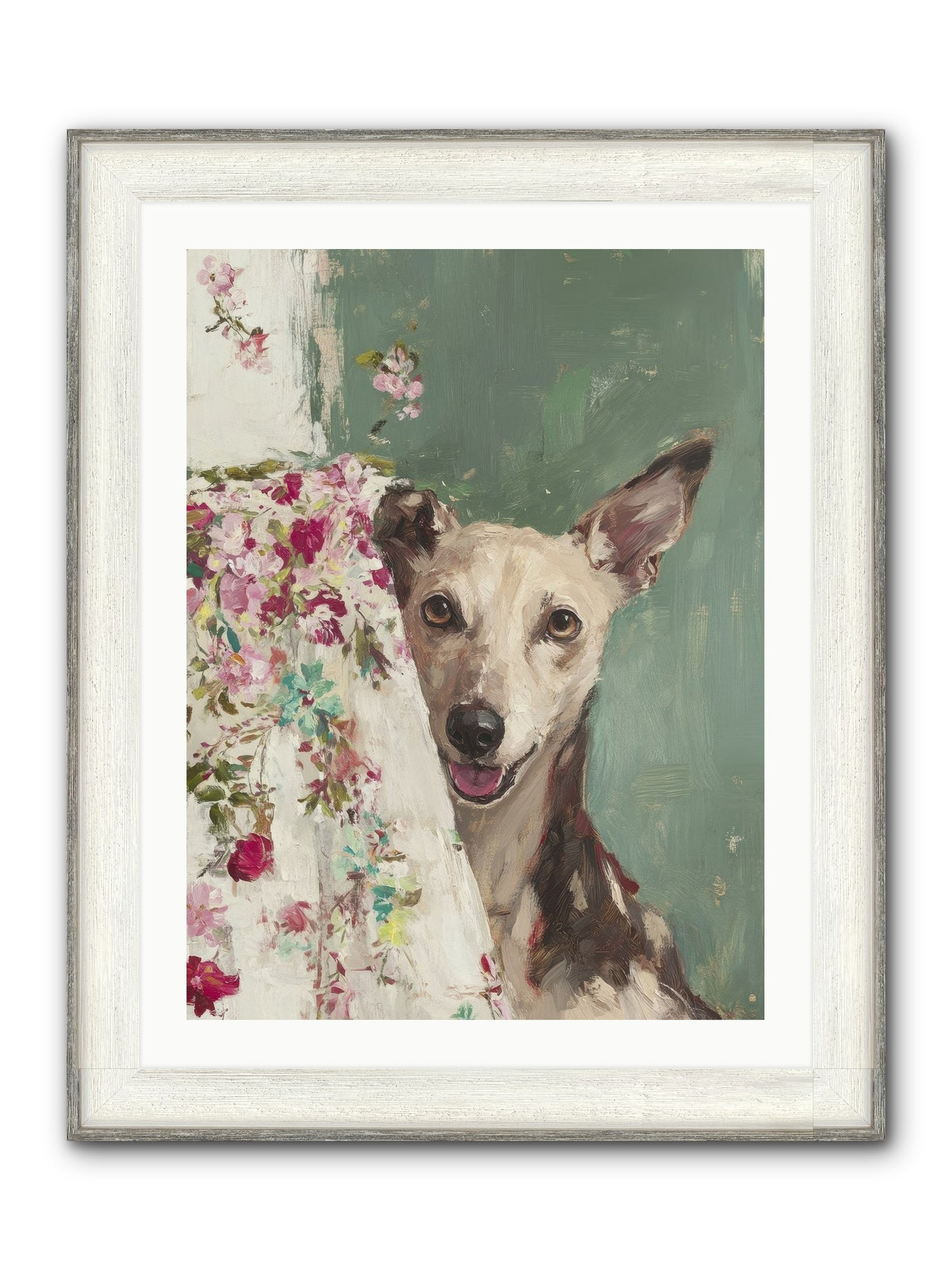 My Heart's Delight Framed Print - Driftwood White 24x32