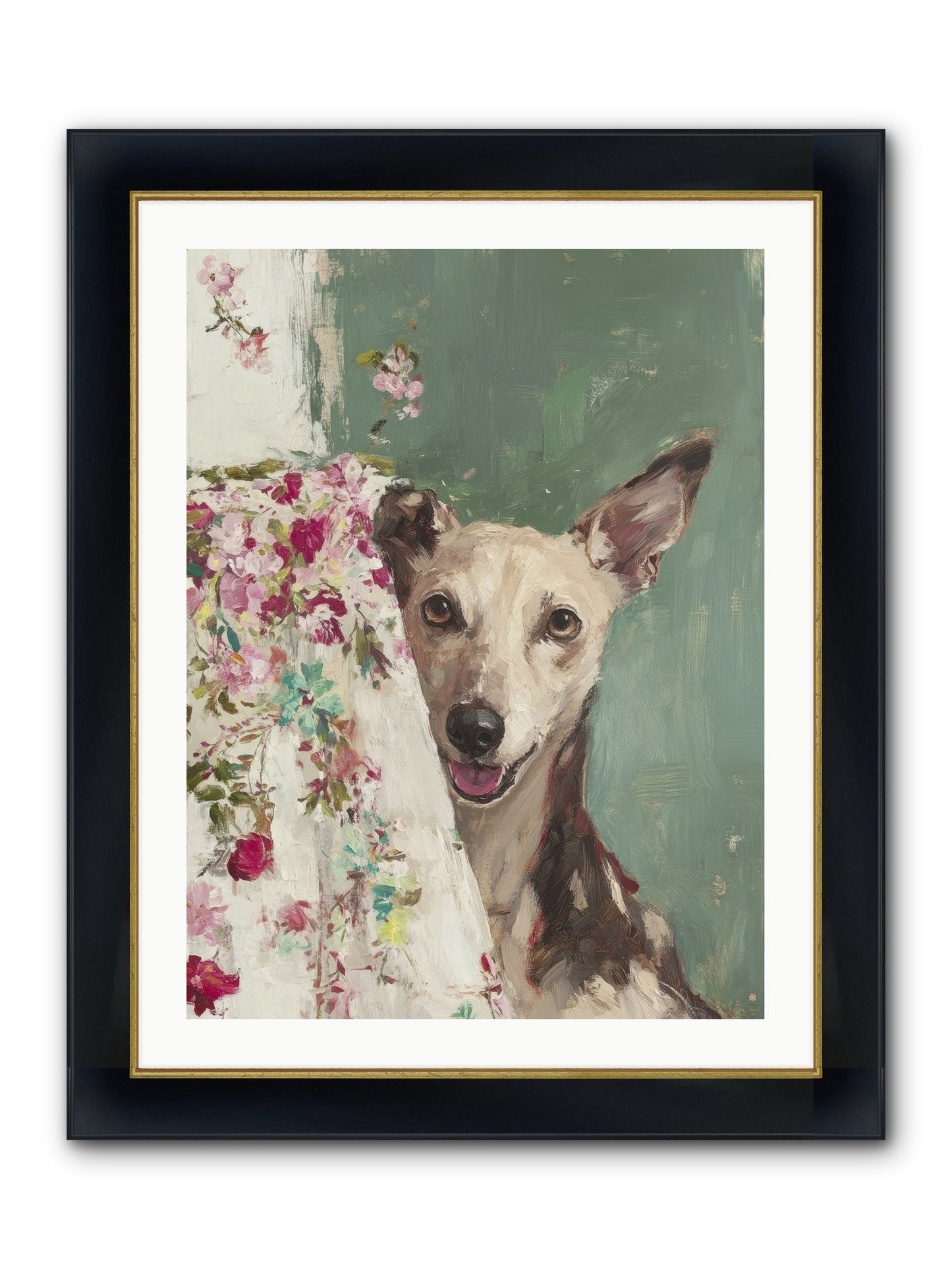 My Heart's Delight Framed Print - Wide Black w/Gold 24x32