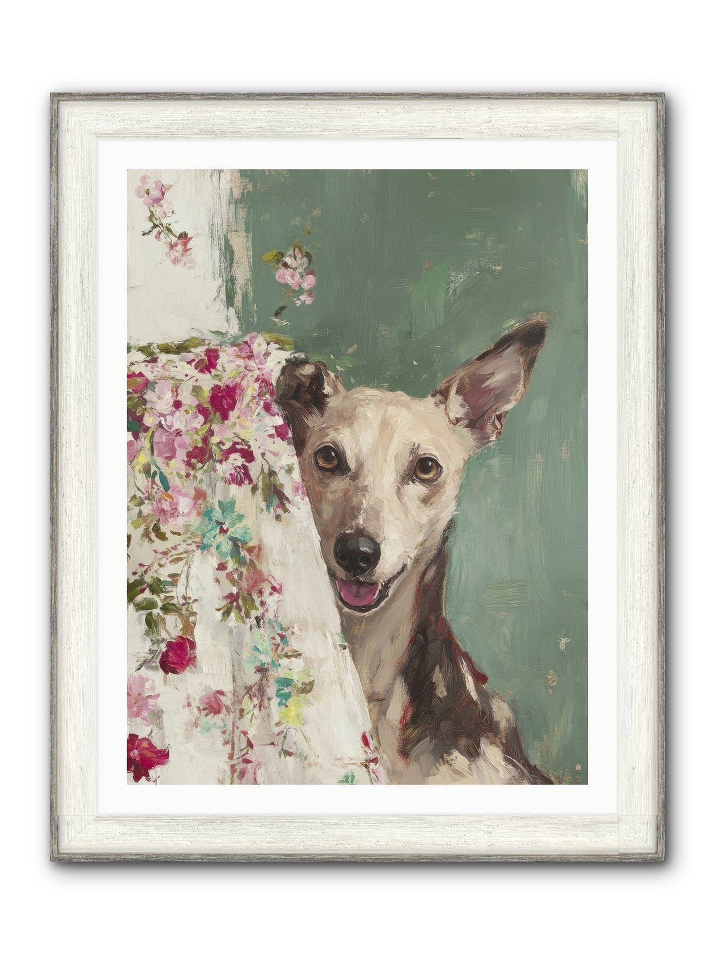 My Heart's Delight Framed Print - Driftwood White 30x40