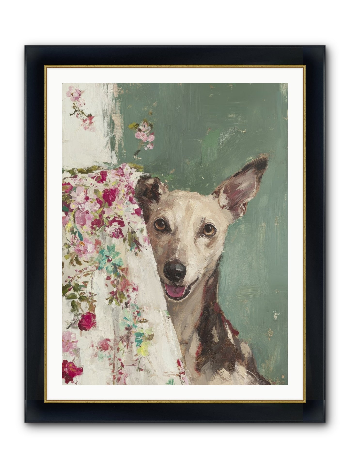 My Heart's Delight Framed Print - Wide Black w/Gold 30x40