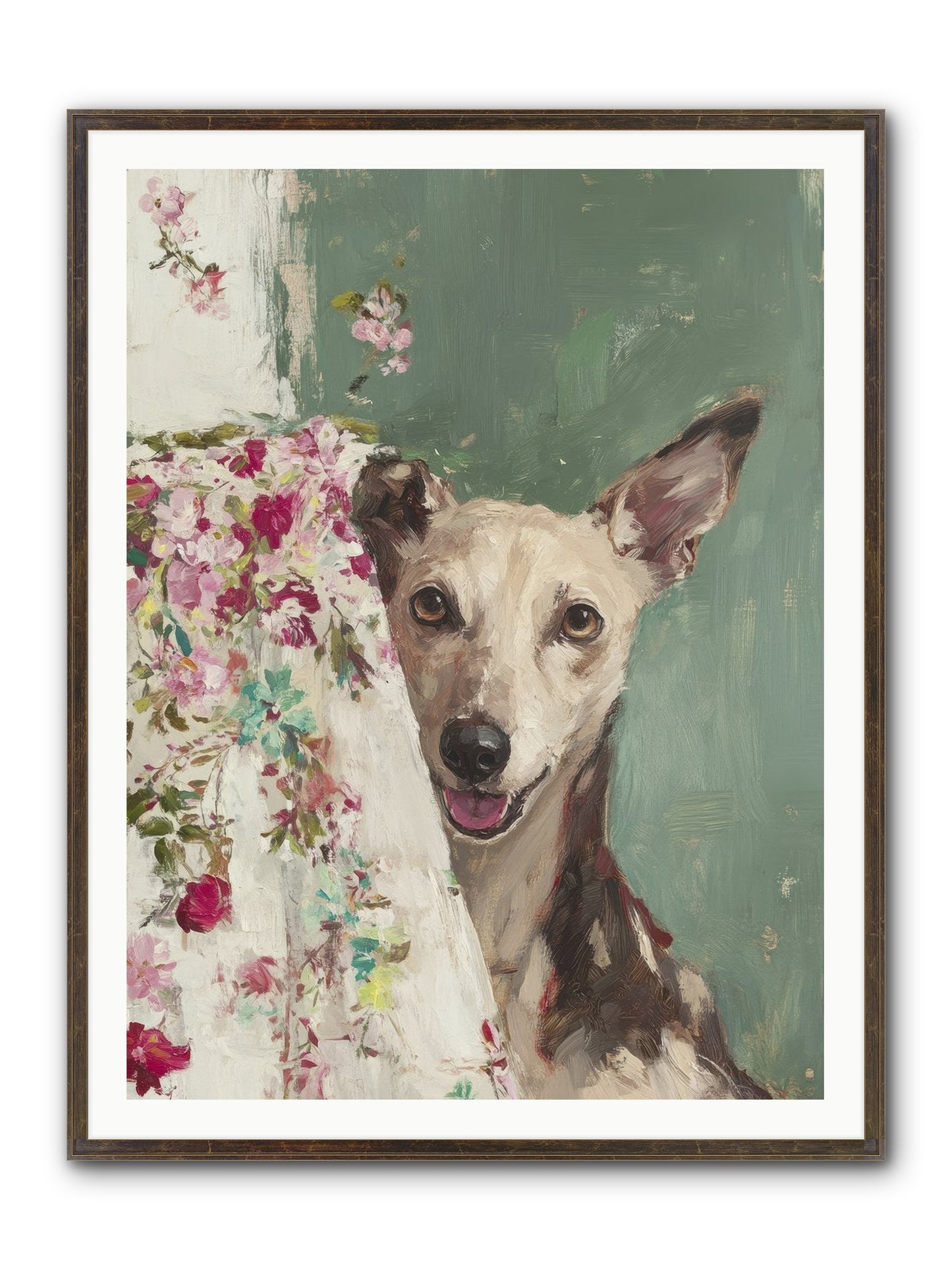 My Heart's Delight Framed Print - Slimwoods Black/Gold 36x48