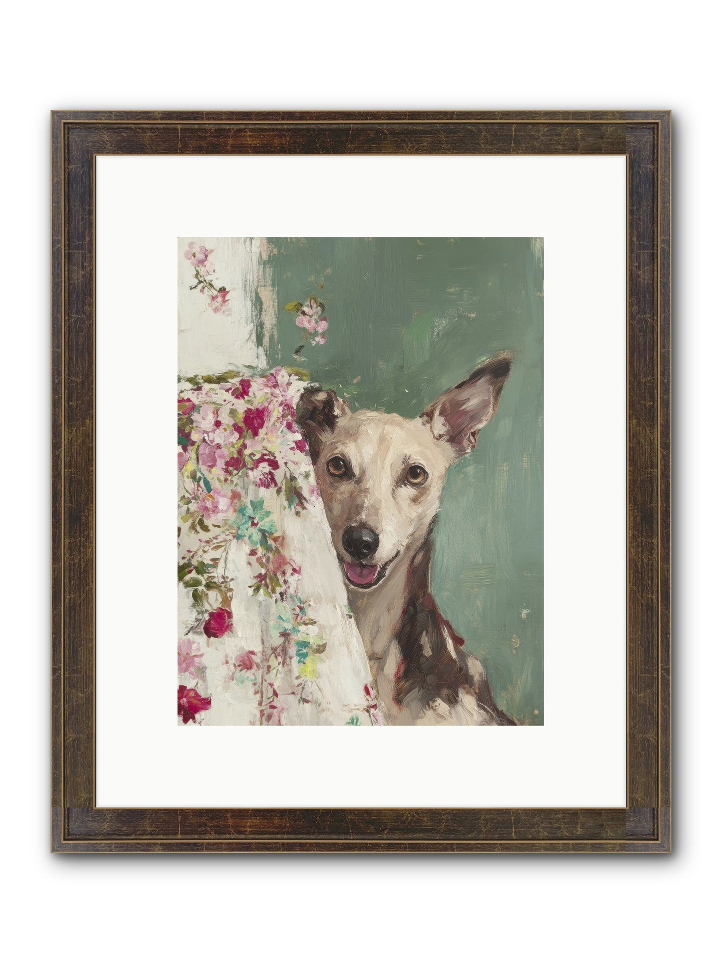 My Heart's Delight Framed Print - Slimwoods Black/Gold 9x12