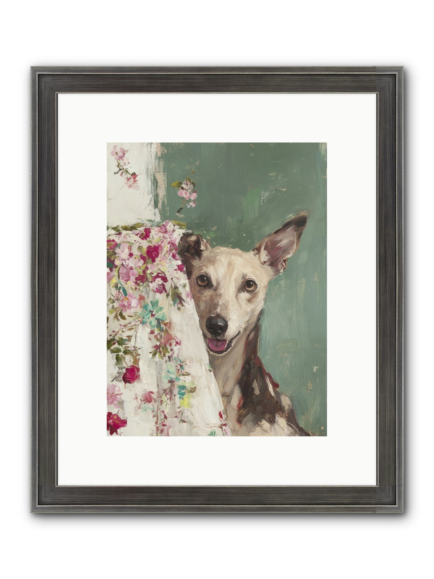 My Heart's Delight Framed Print - Slimwoods Black/Silver 9x12