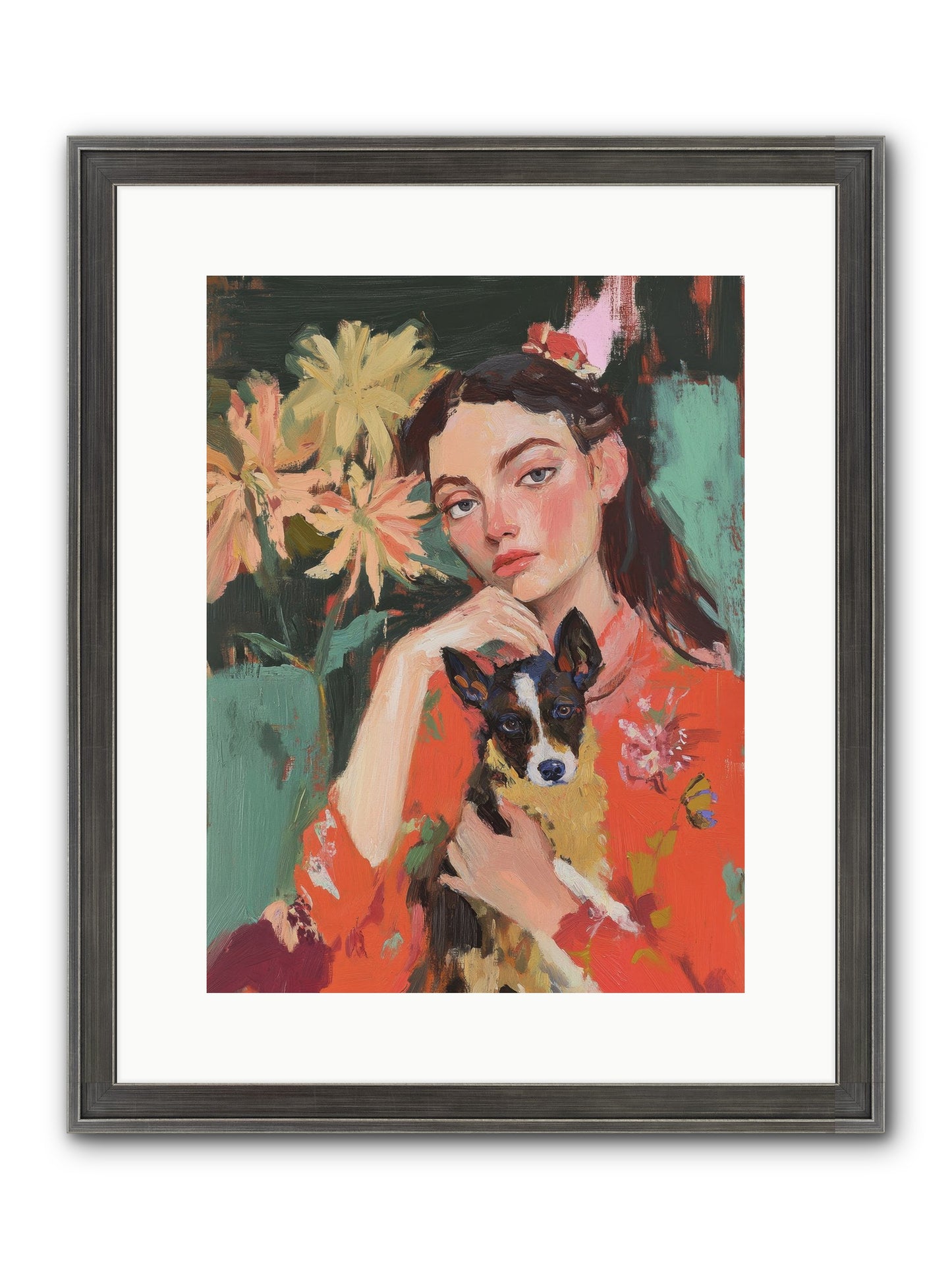 My Other Half Framed Print - Slimwoods Black/Silver 12x16