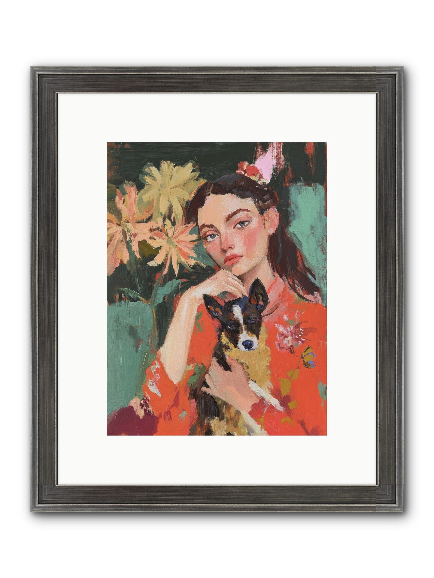 My Other Half Framed Print - Slimwoods Black/Silver 9x12