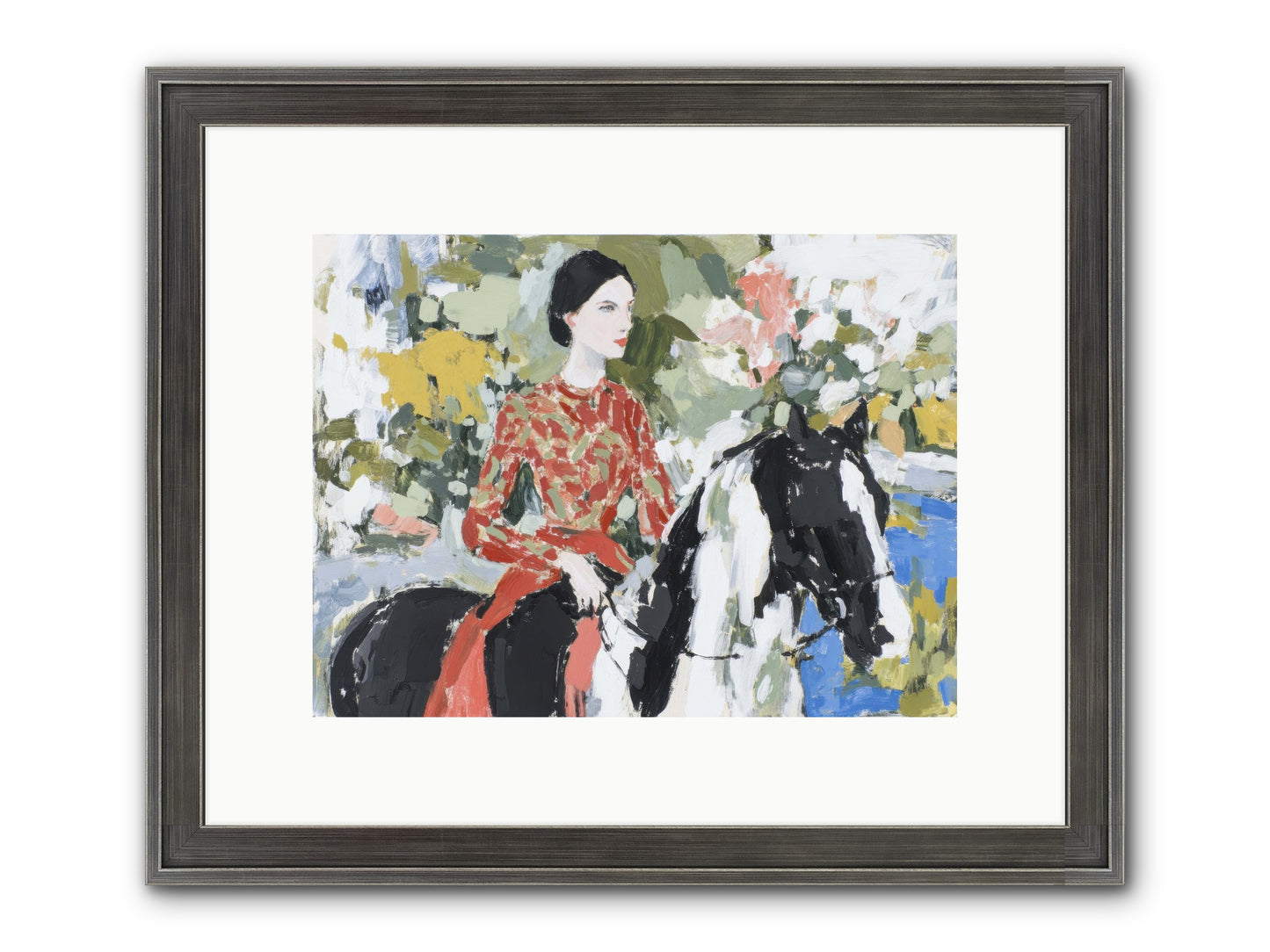 My Royal Escape Framed Print - Slimwoods Black/Silver 12x9