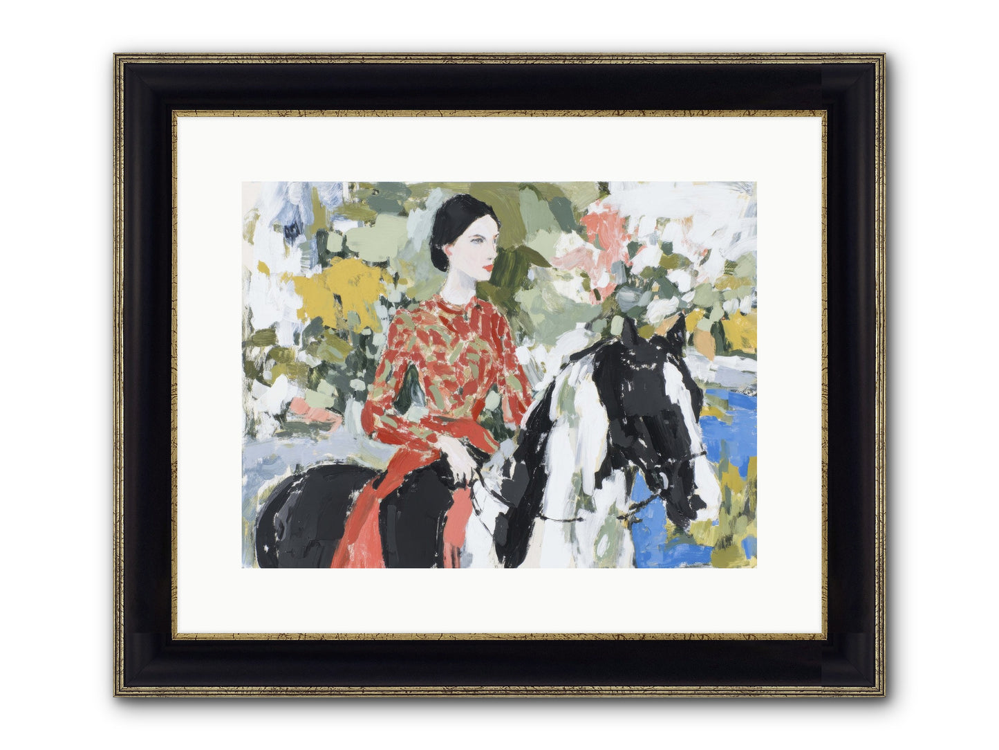 My Royal Escape Framed Print - Black & Gold 16x12
