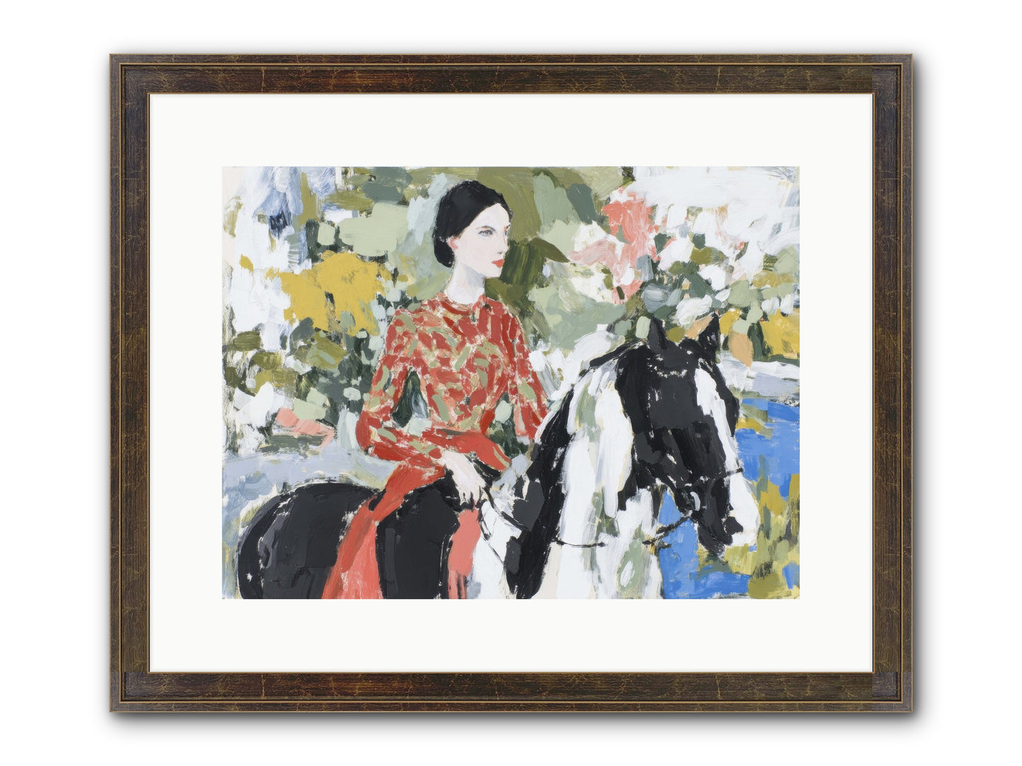 My Royal Escape Framed Print - Slimwoods Black/Gold 16x12