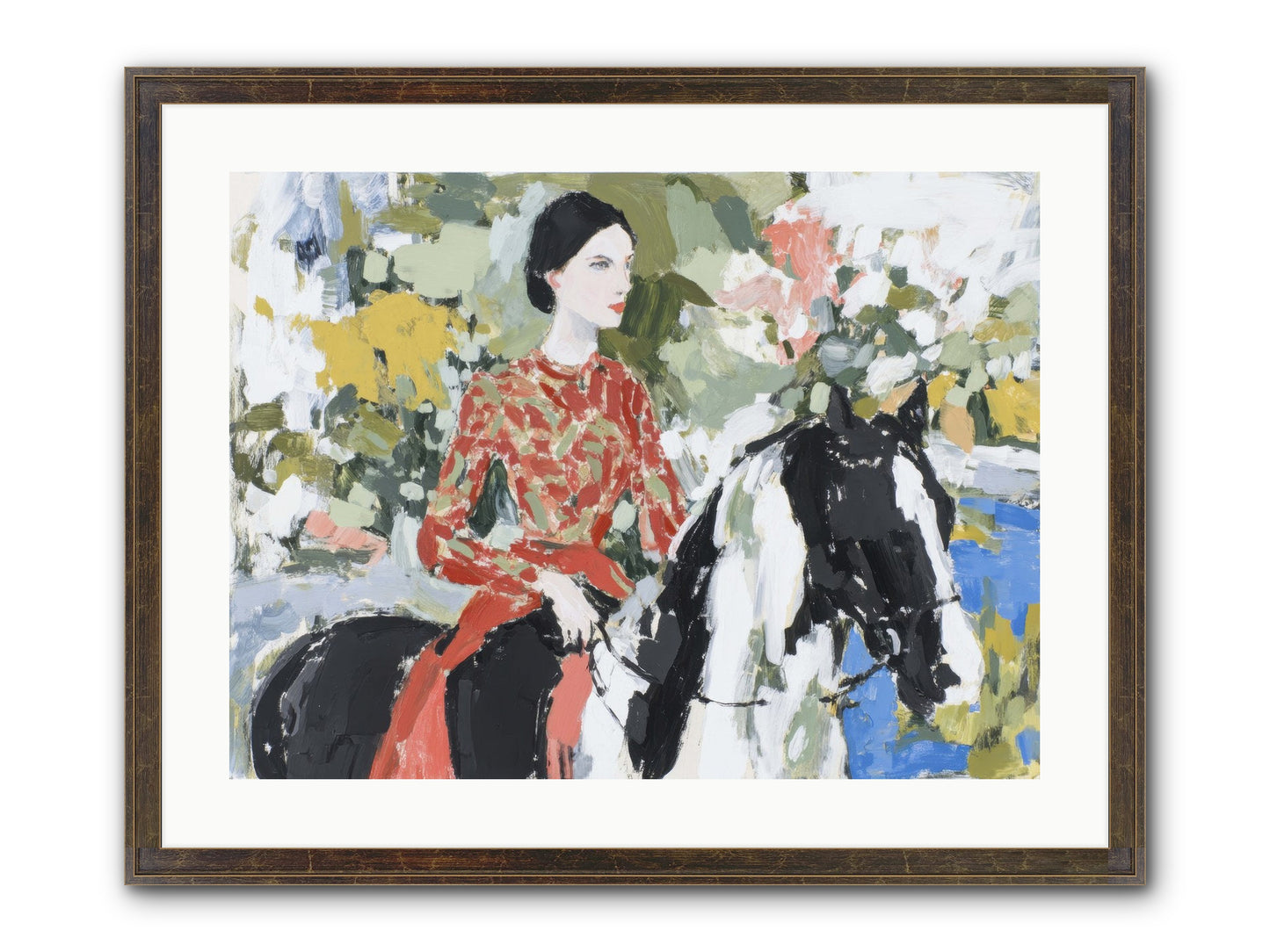 My Royal Escape Framed Print - Slimwoods Black/Gold 24x18