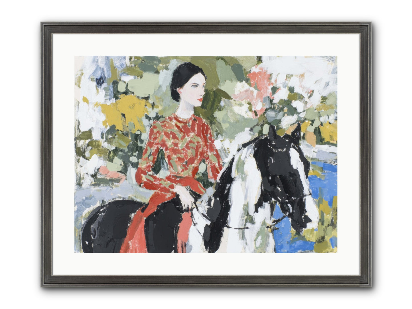 My Royal Escape Framed Print - Slimwoods Black/Silver 24x18