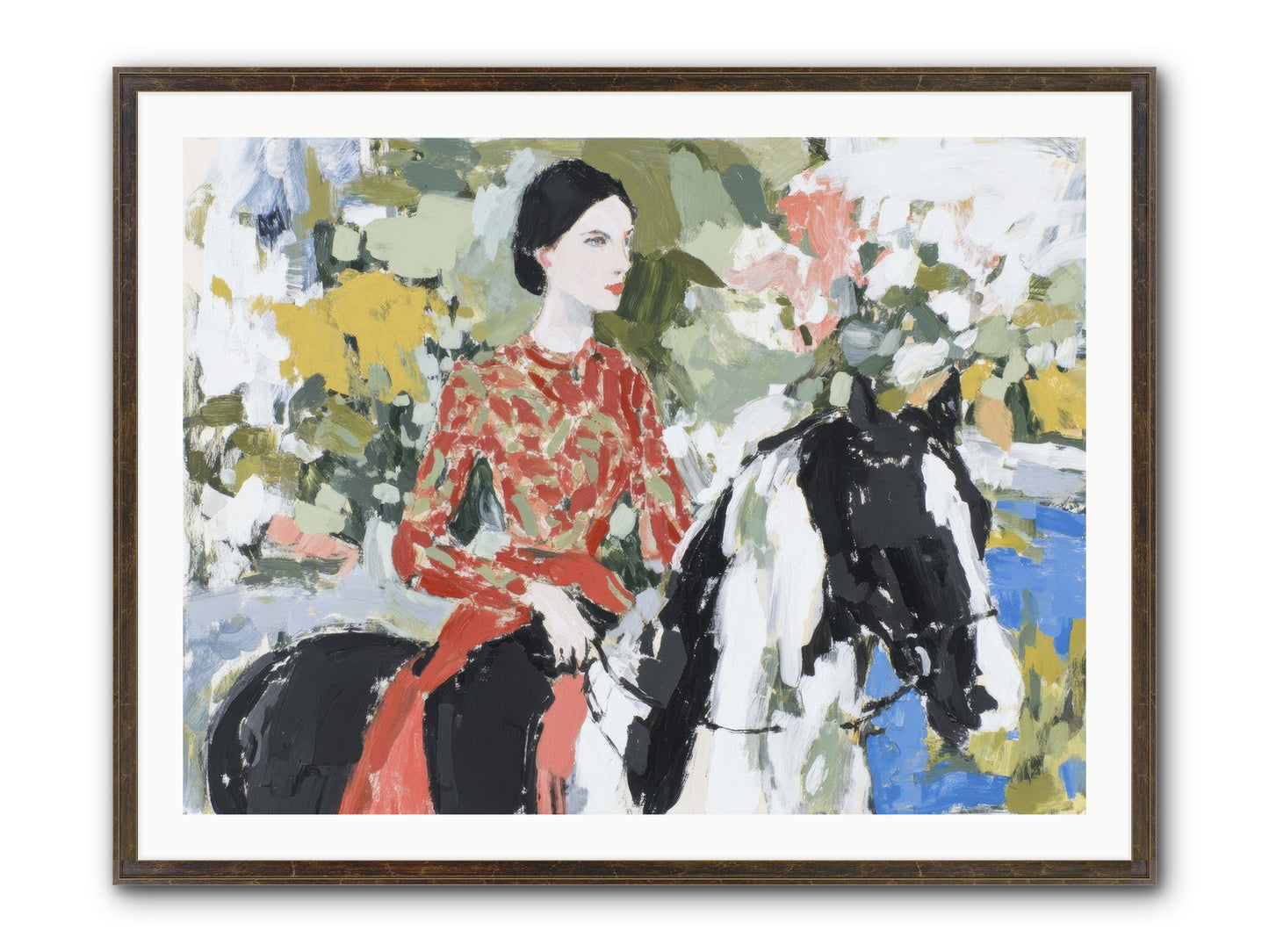My Royal Escape Framed Print - Slimwoods Black/Gold 40x30