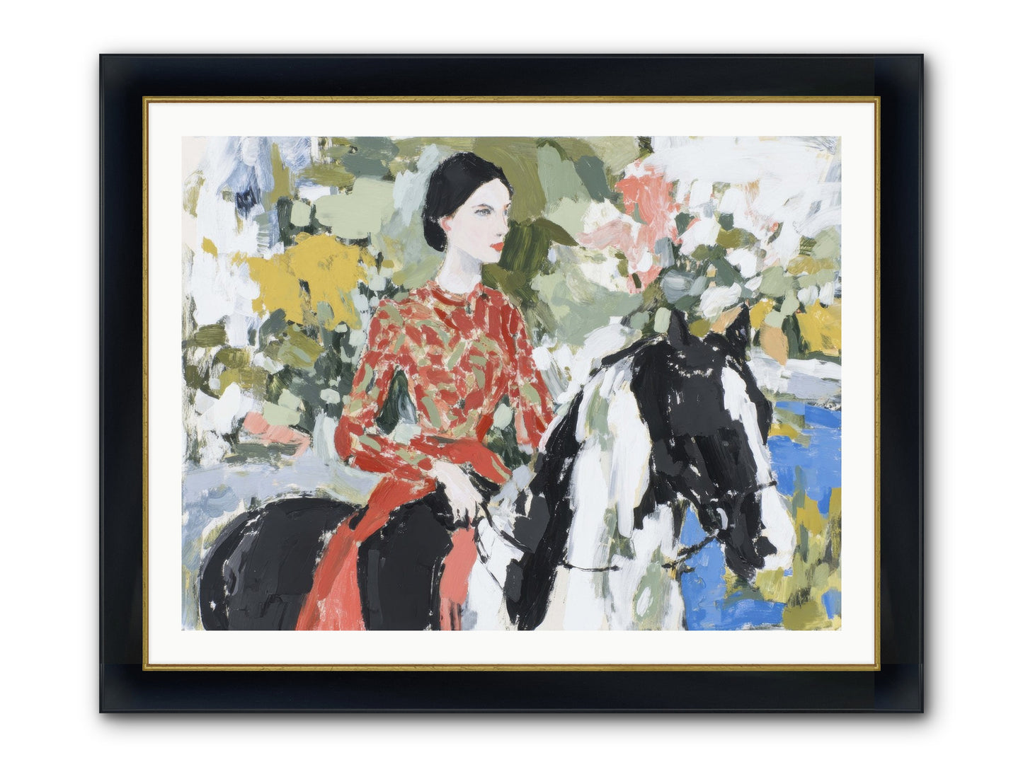 My Royal Escape Framed Print - Wide Black w/Gold 40x30
