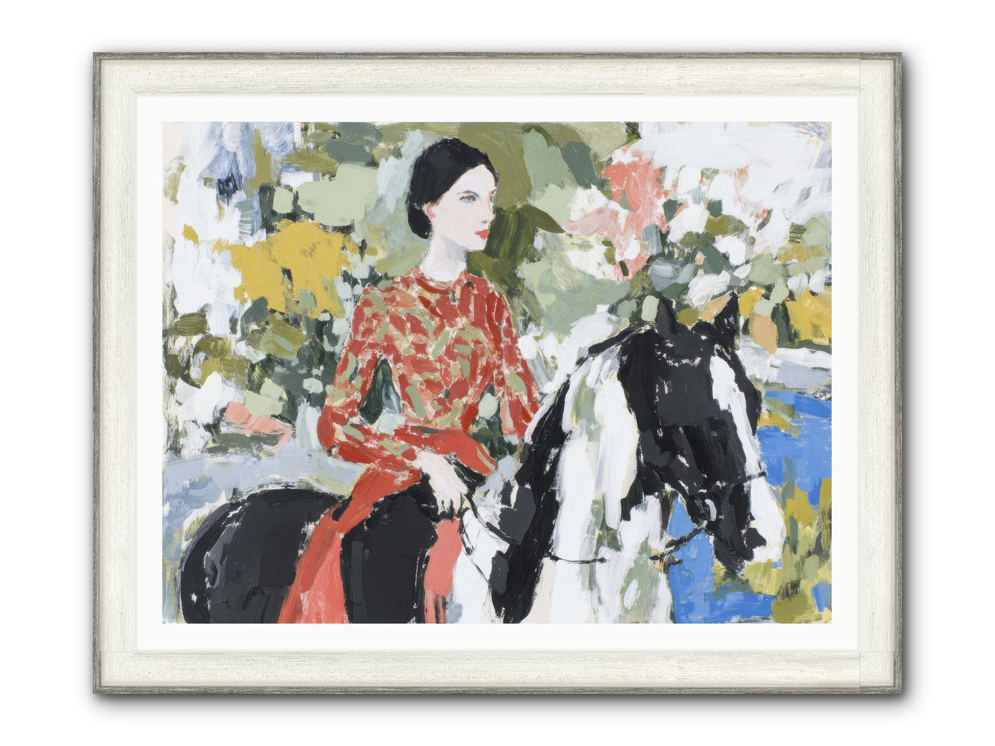 My Royal Escape Framed Print - Driftwood White 48x36