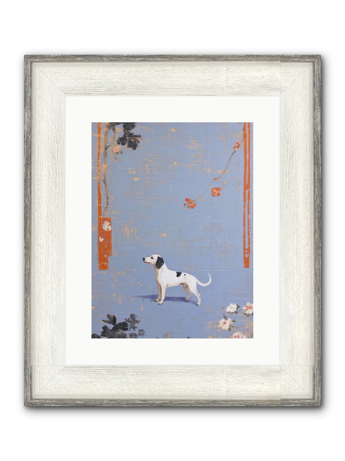 My Saturday Prince Framed Print - Driftwood White 12x16
