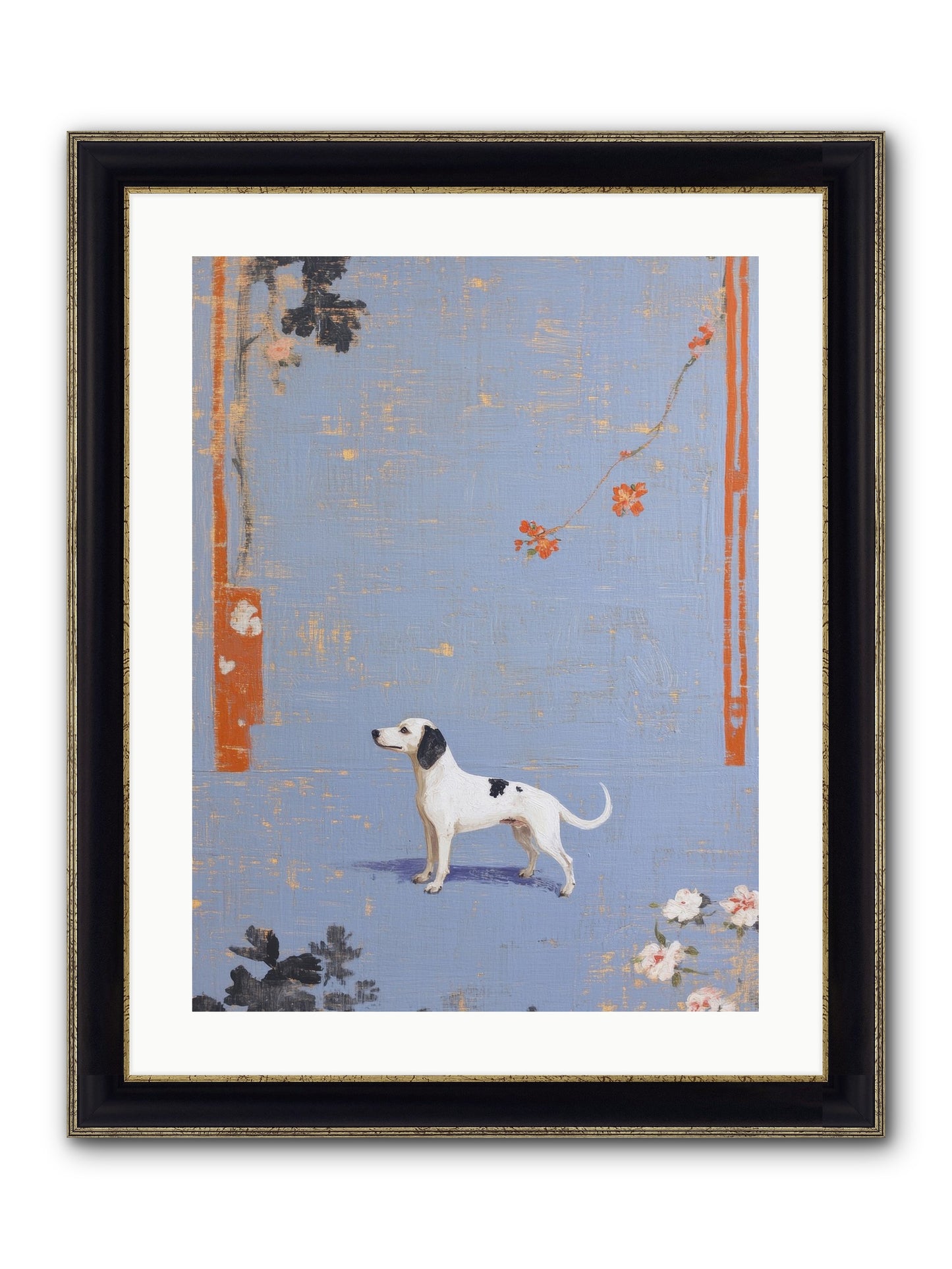 My Saturday Prince Framed Print - Black & Gold 18x24