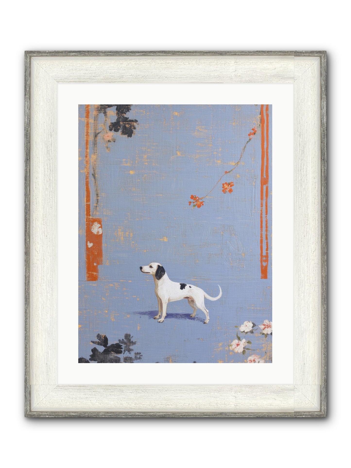 My Saturday Prince Framed Print - Driftwood White 18x24