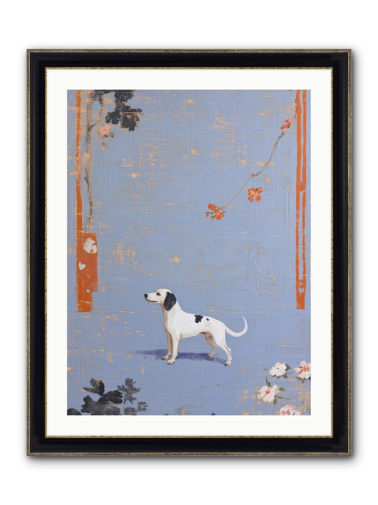 My Saturday Prince Framed Print - Black & Gold 24x32