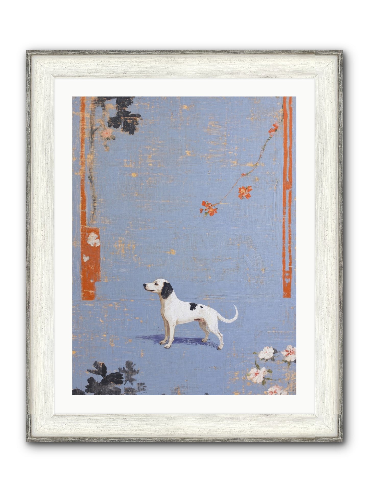 My Saturday Prince Framed Print - Driftwood White 24x32