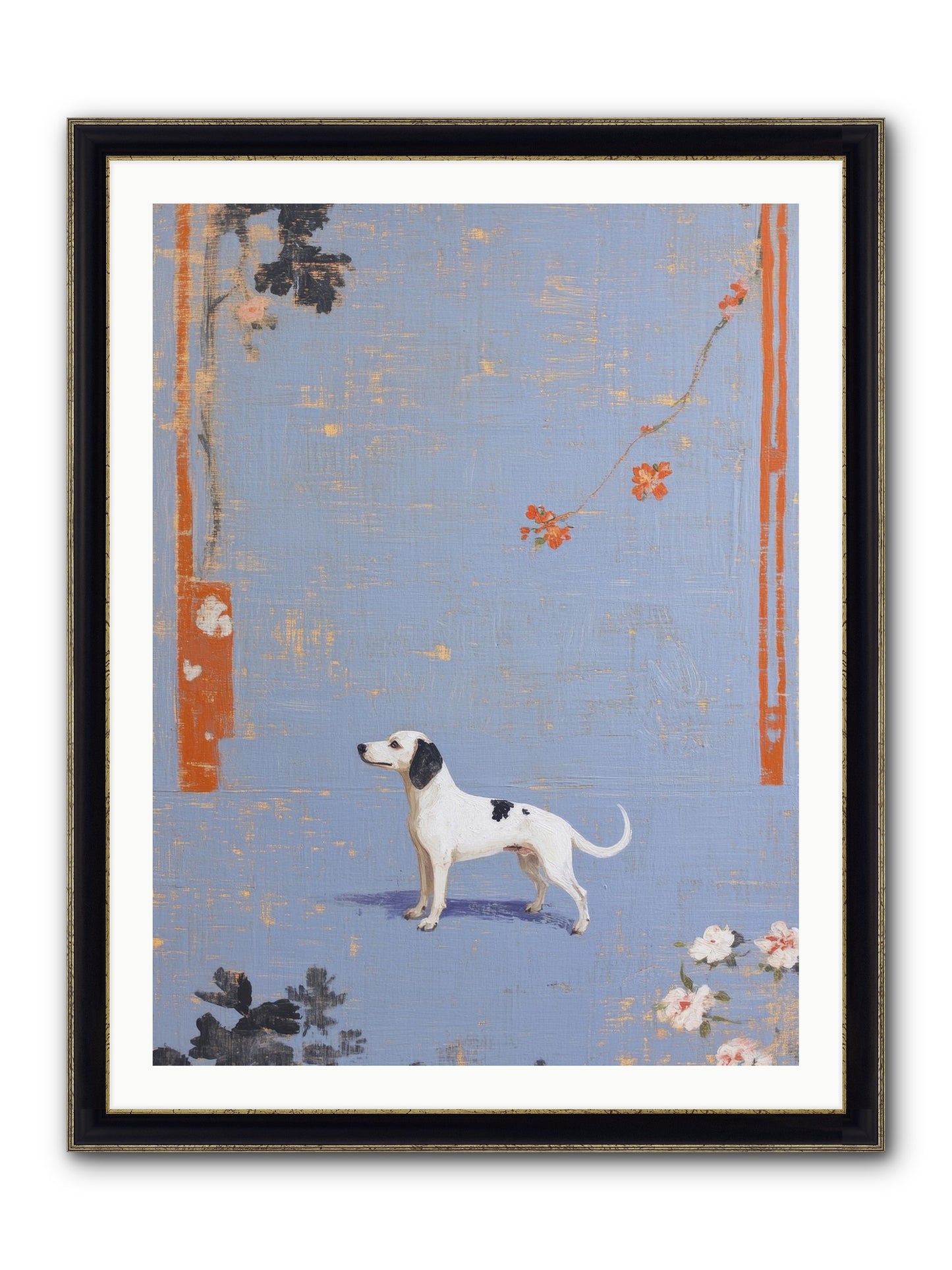 My Saturday Prince Framed Print - Black & Gold 30x40