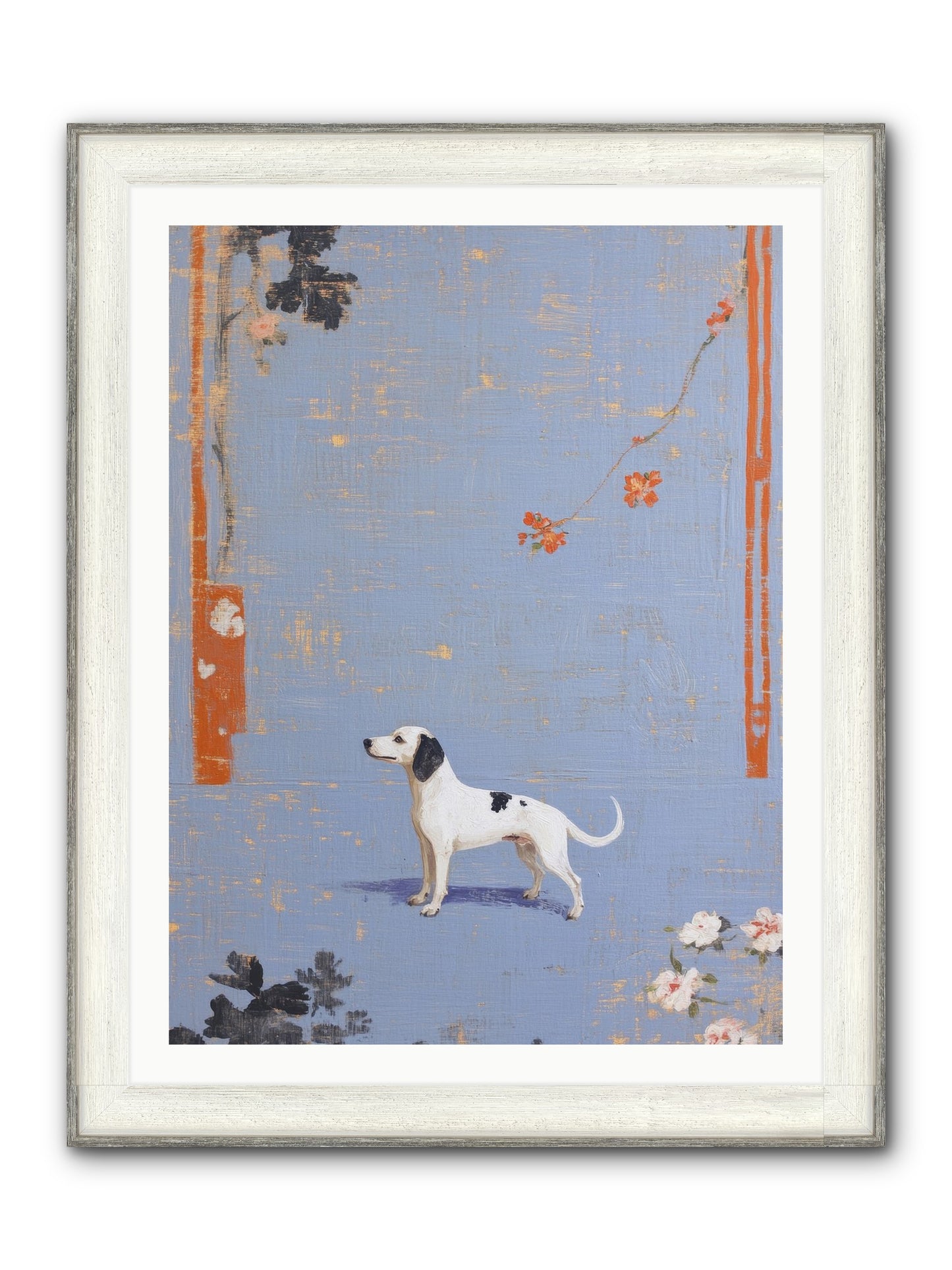 My Saturday Prince Framed Print - Driftwood White 30x40