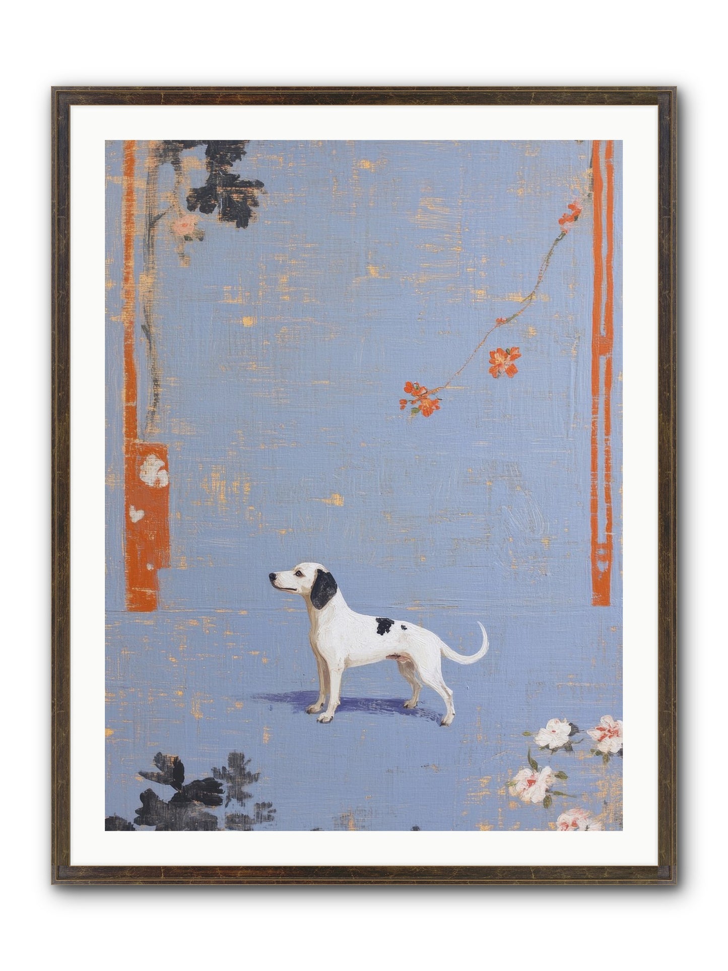 My Saturday Prince Framed Print - Slimwoods Black/Gold 30x40