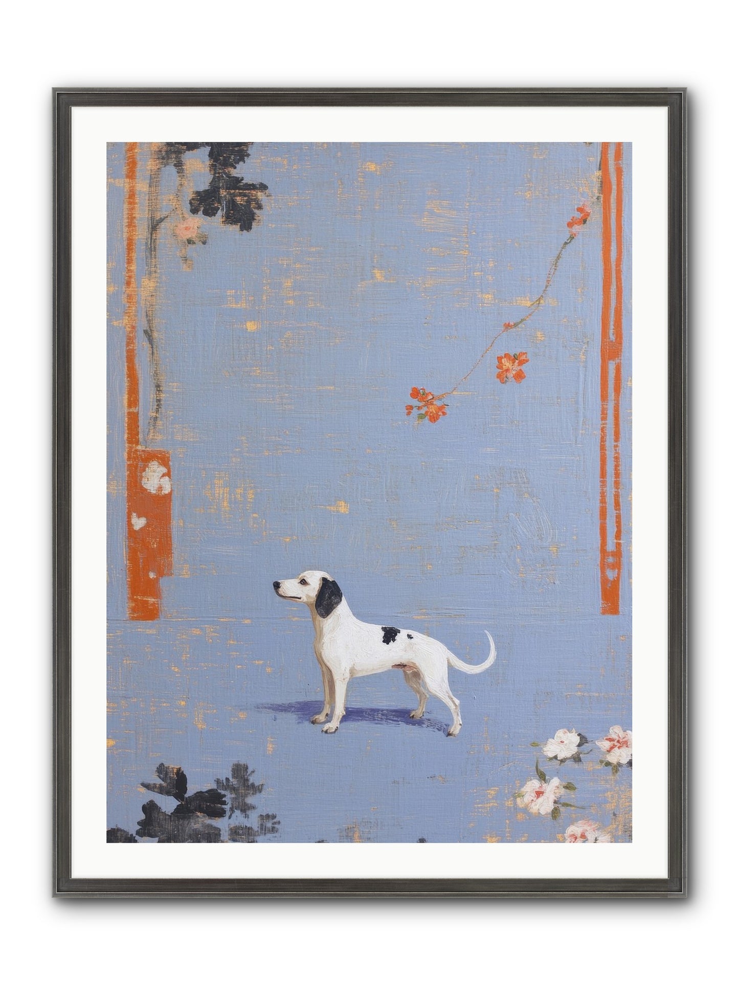 My Saturday Prince Framed Print - Slimwoods Black/Silver 30x40