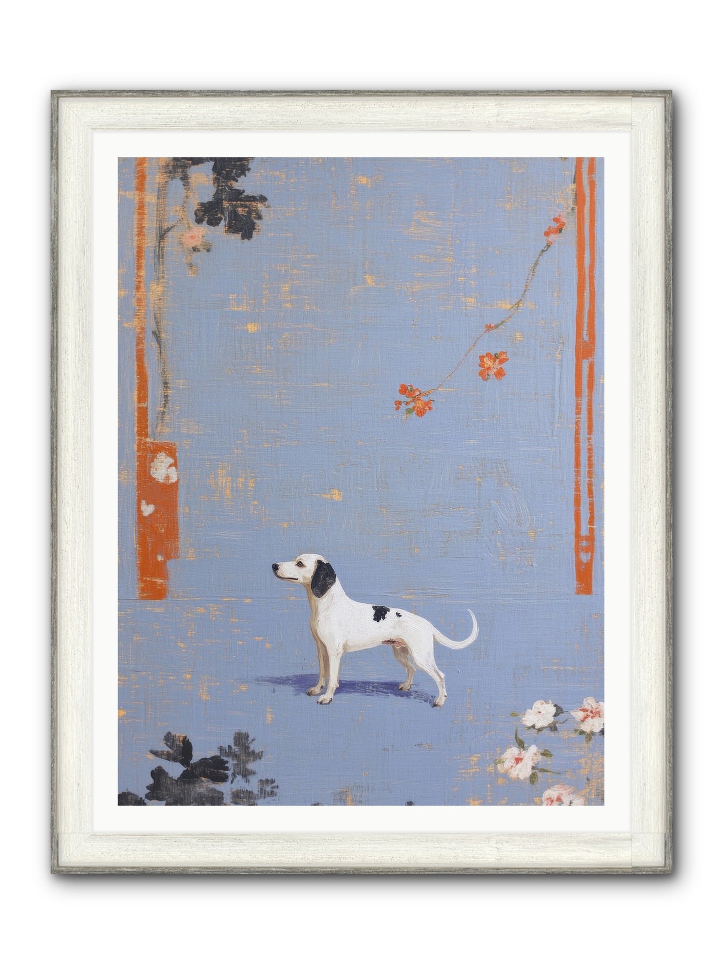 My Saturday Prince Framed Print - Driftwood White 36x48