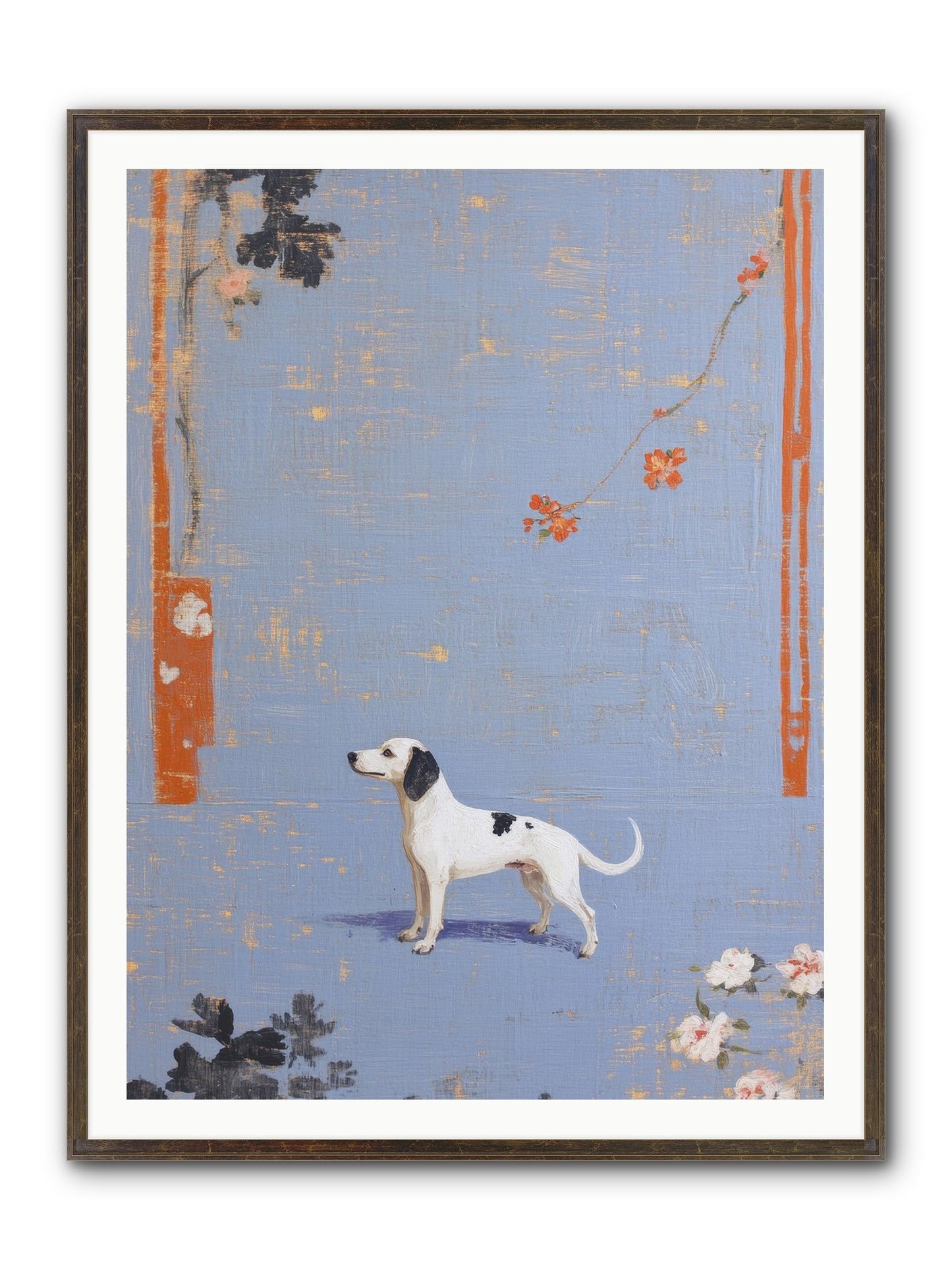 My Saturday Prince Framed Print - Slimwoods Black/Gold 36x48