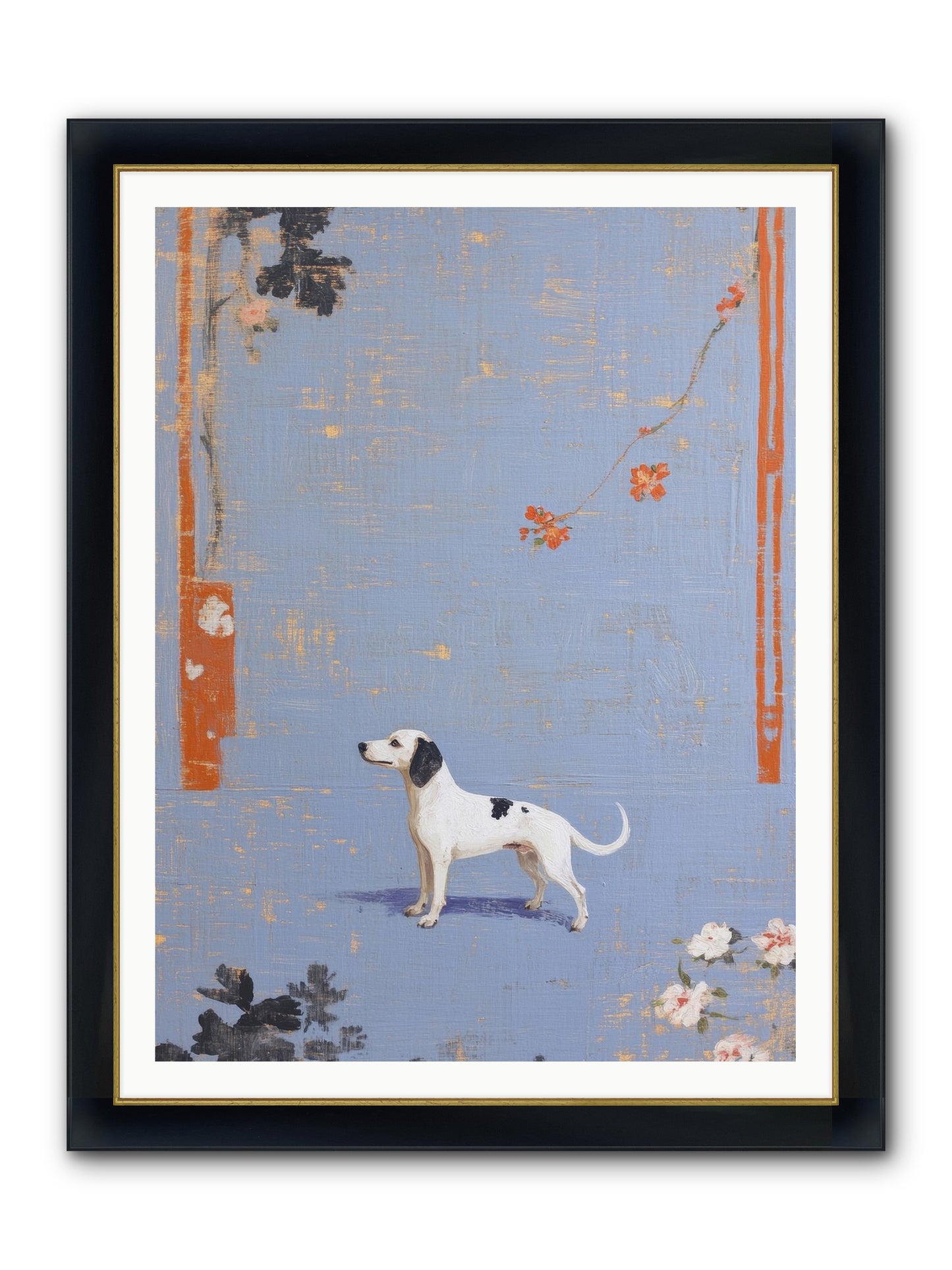 My Saturday Prince Framed Print - Wide Black w/Gold 36x48