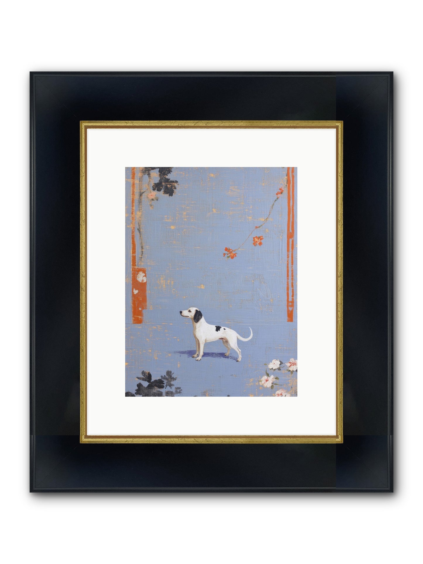 My Saturday Prince Framed Print - Wide Black w/Gold 9x12