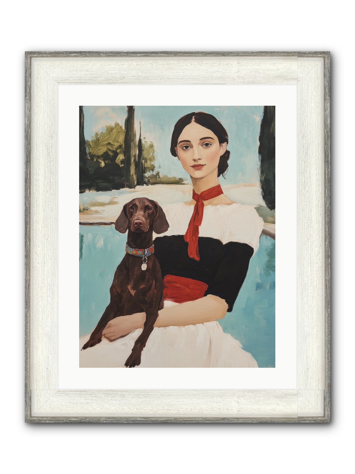 My Truest Self Framed Print - Driftwood White 18x24