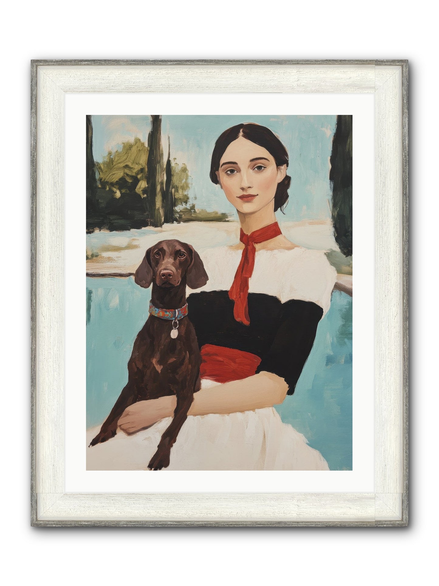 My Truest Self Framed Print - Driftwood White 24x32