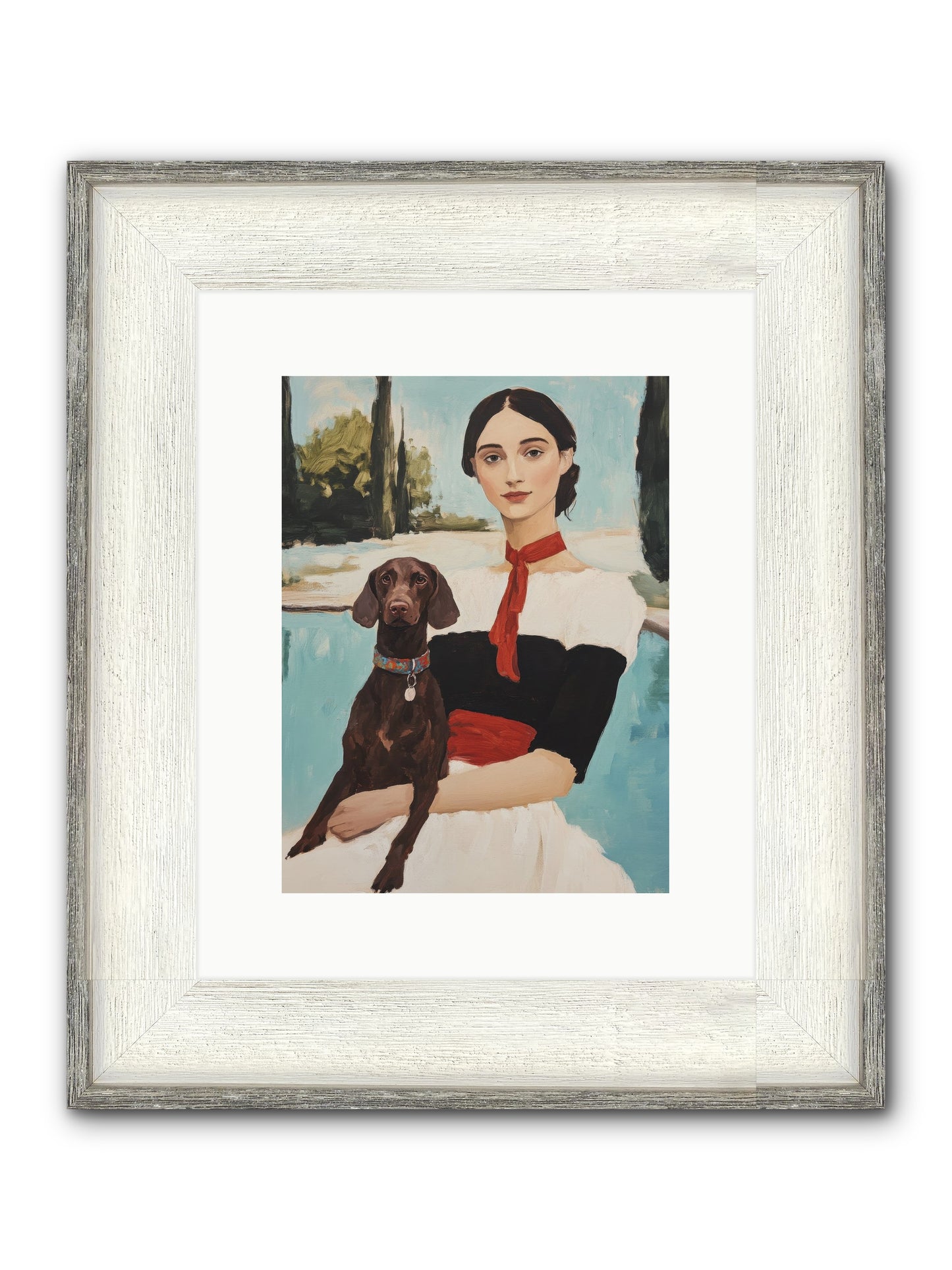 My Truest Self Framed Print - Driftwood White 9x12