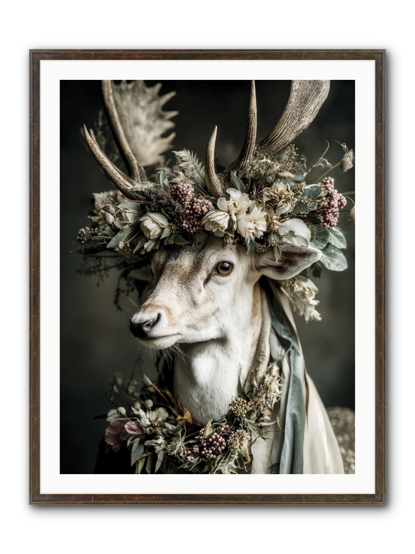 Nanette Framed Print - Slimwoods Black/Gold 30x40