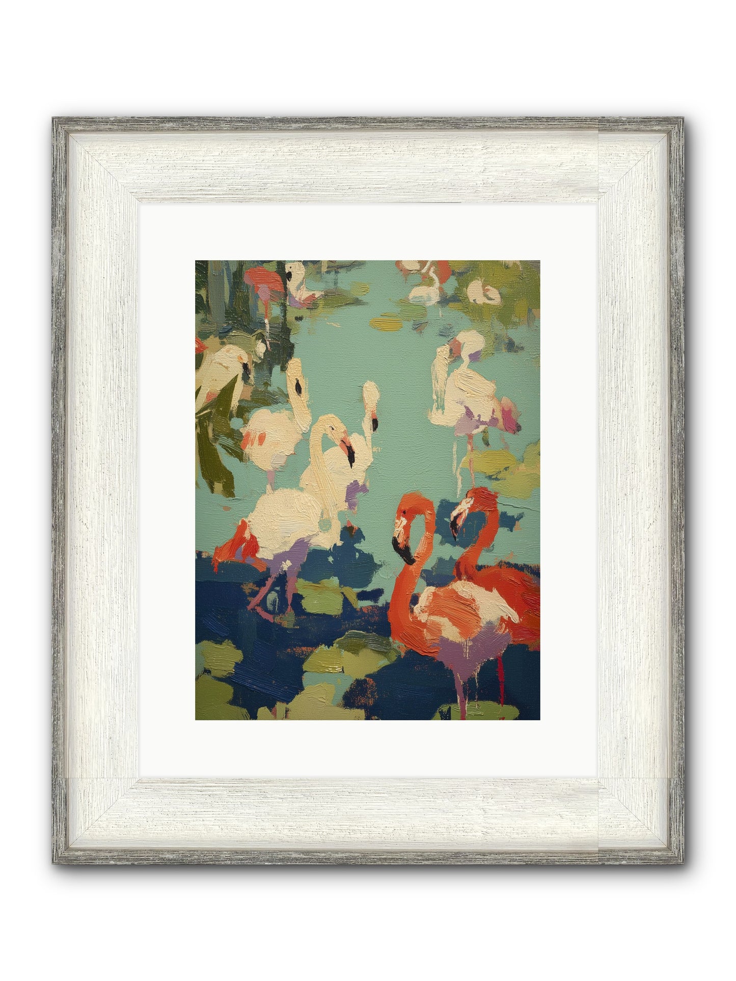 Natural Authority Framed Print - Driftwood White 12x16