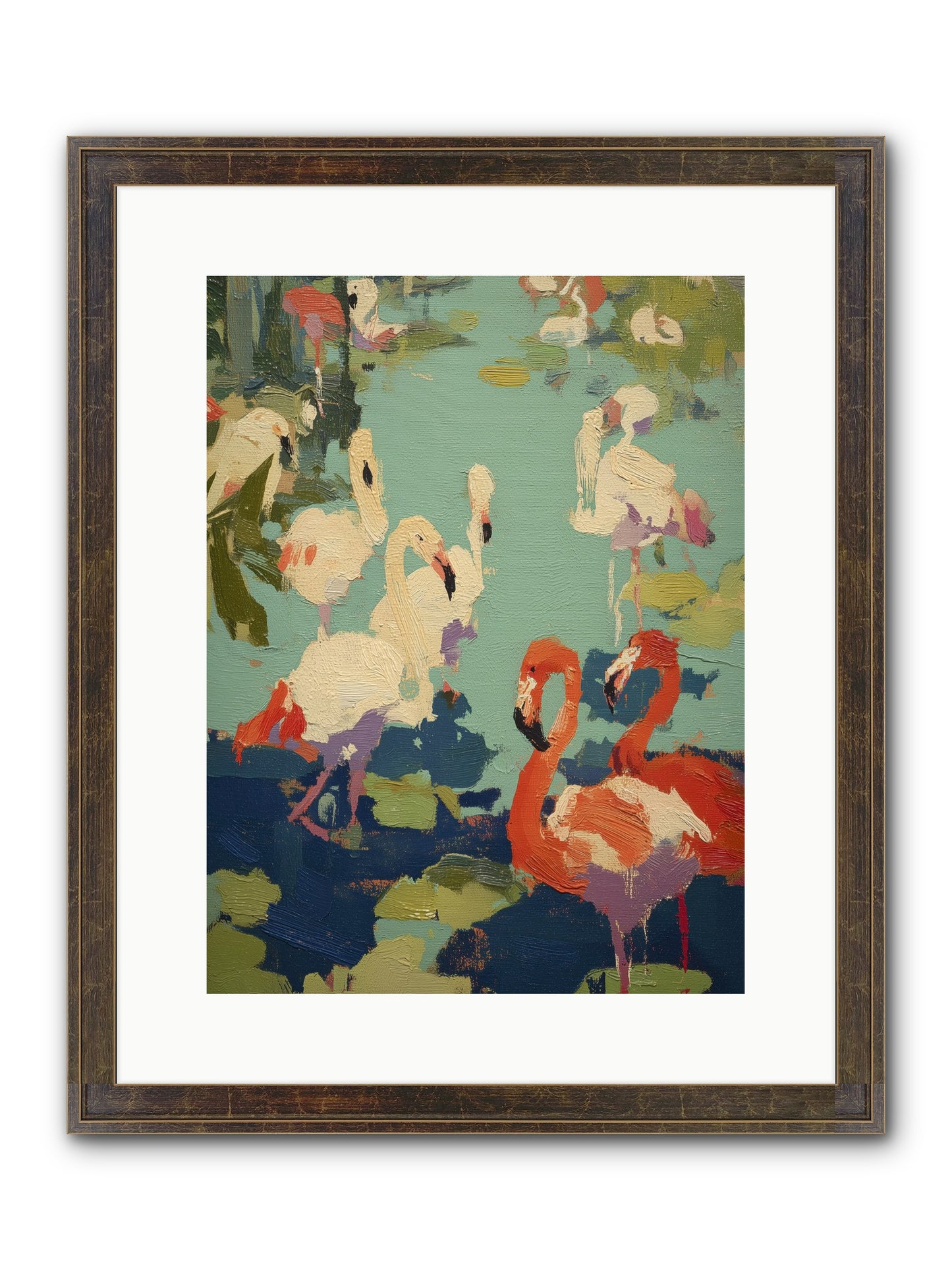 Natural Authority Framed Print - Slimwoods Black/Gold 12x16
