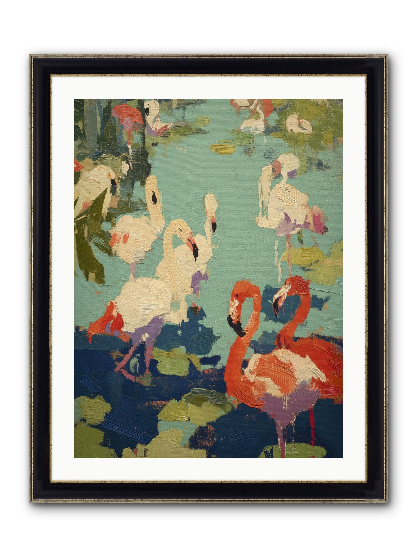 Natural Authority Framed Print - Black & Gold 24x32