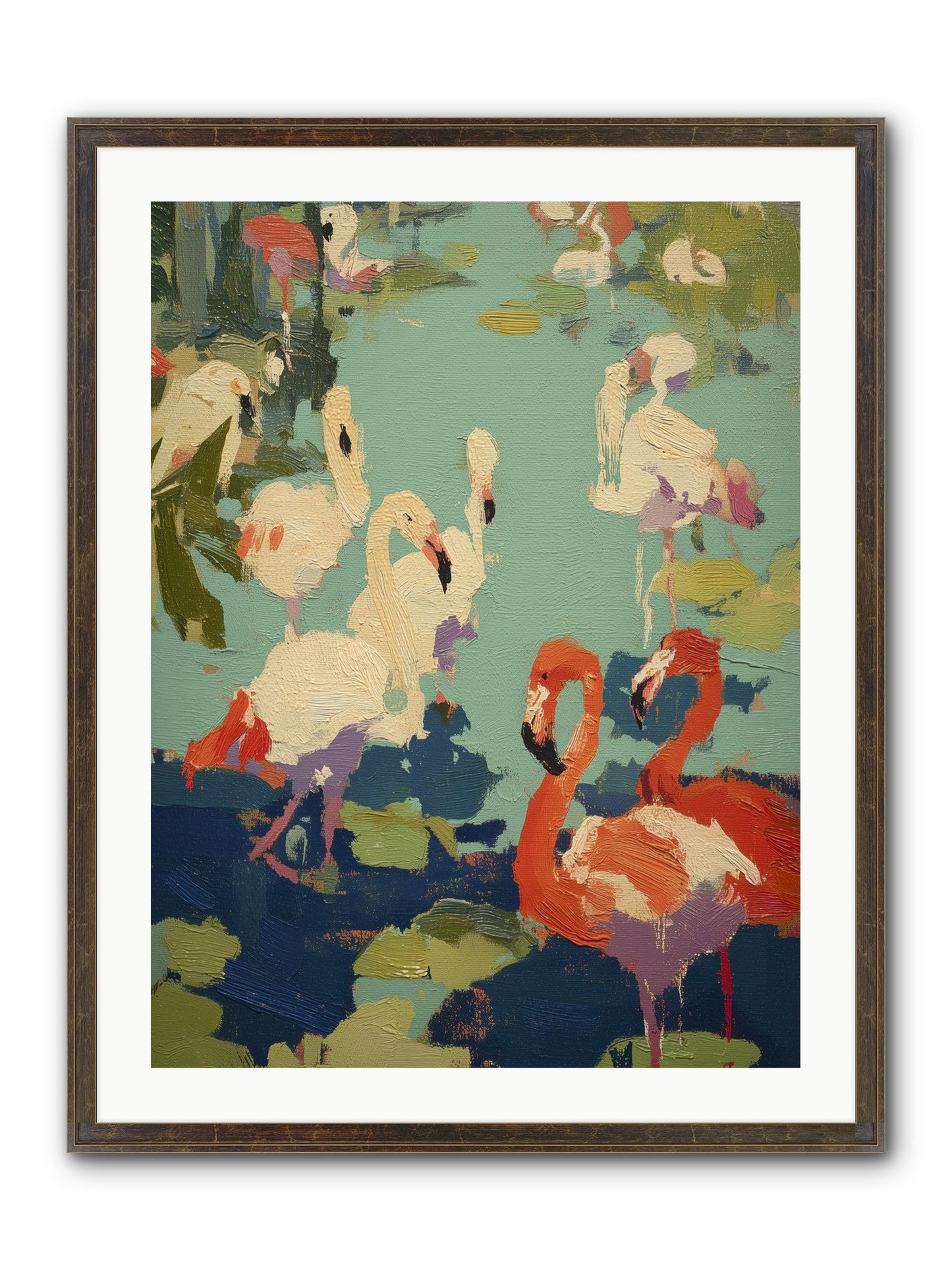 Natural Authority Framed Print - Slimwoods Black/Gold 24x32