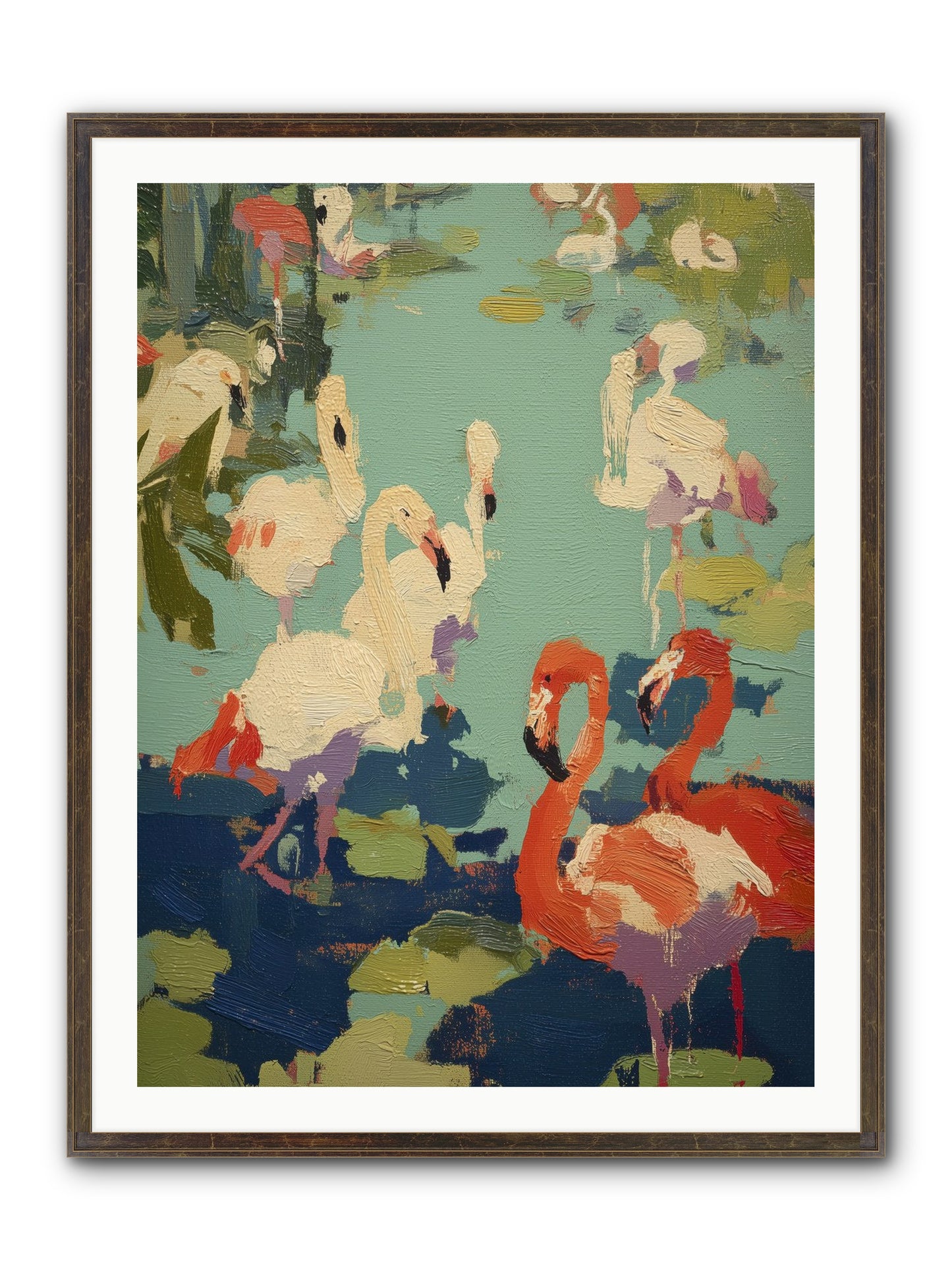 Natural Authority Framed Print - Slimwoods Black/Gold 30x40