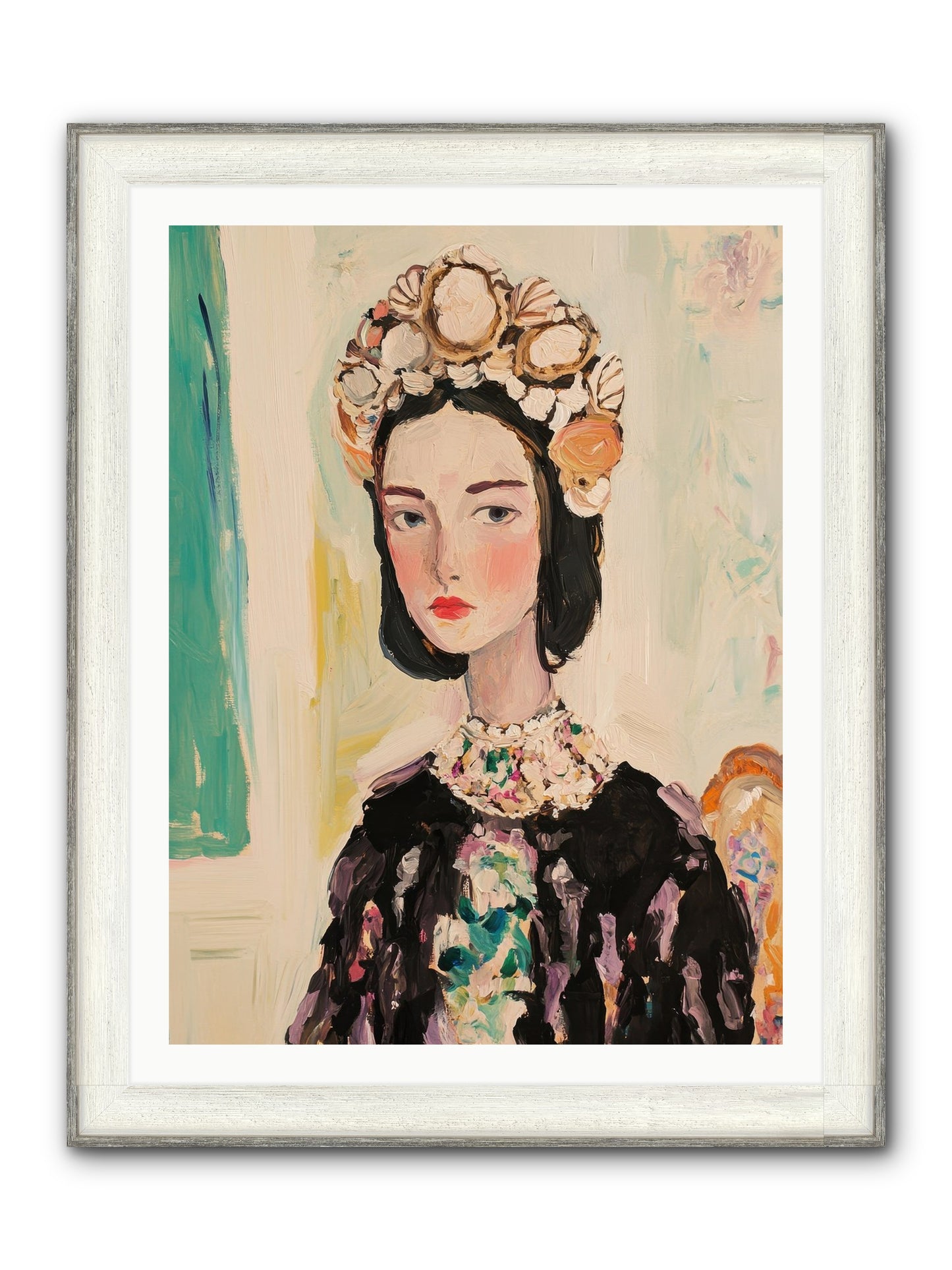 Nautical Nobility Framed Print - Driftwood White 30x40