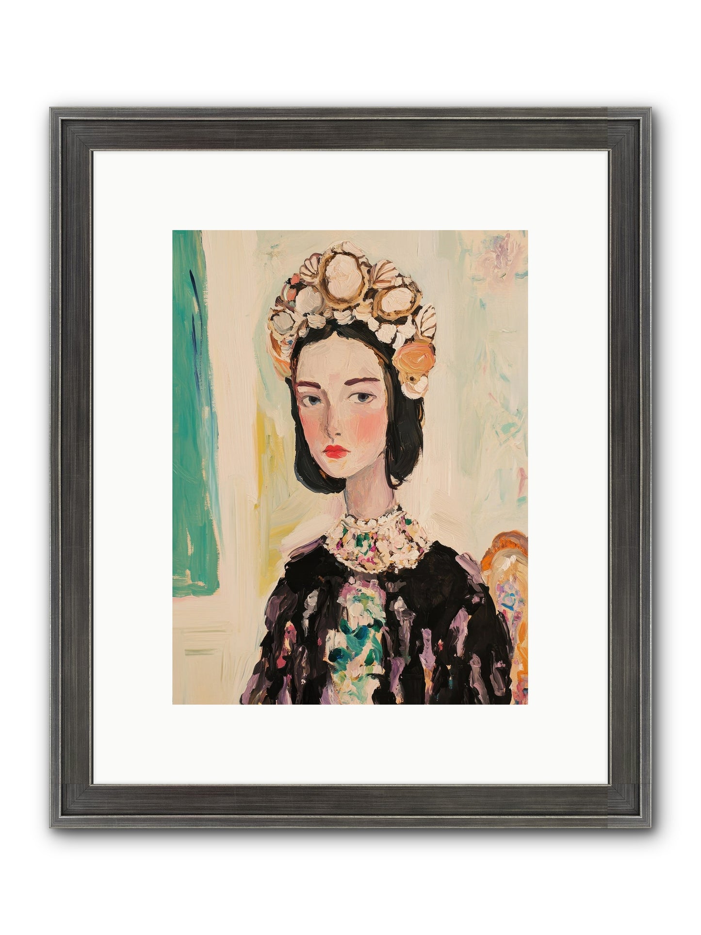 Nautical Nobility Framed Print - Slimwoods Black/Silver 9x12